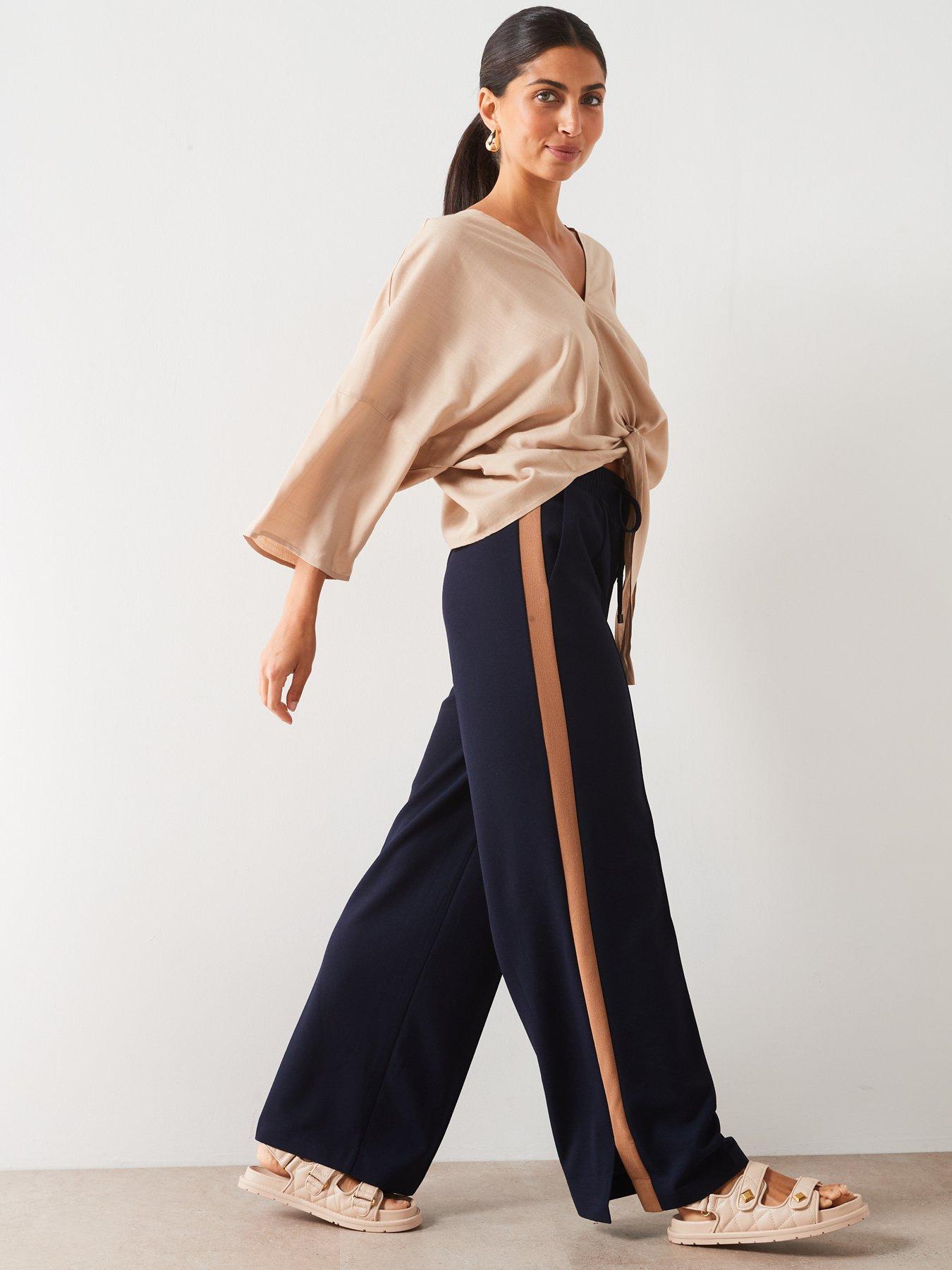 v-by-very-side-stripe-scuba-trouser-navydetail