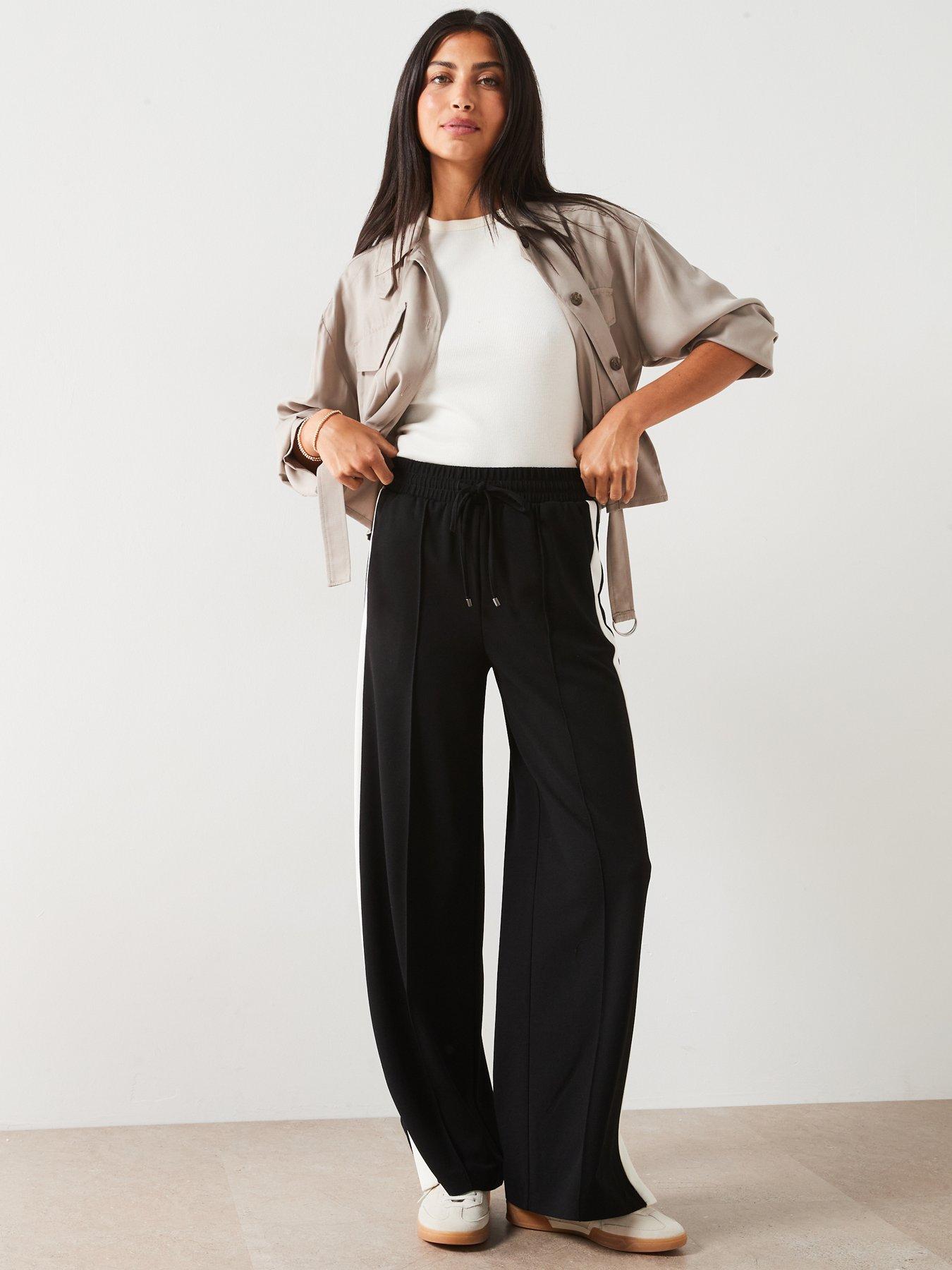 v-by-very-side-stripe-scuba-trouser-blackback