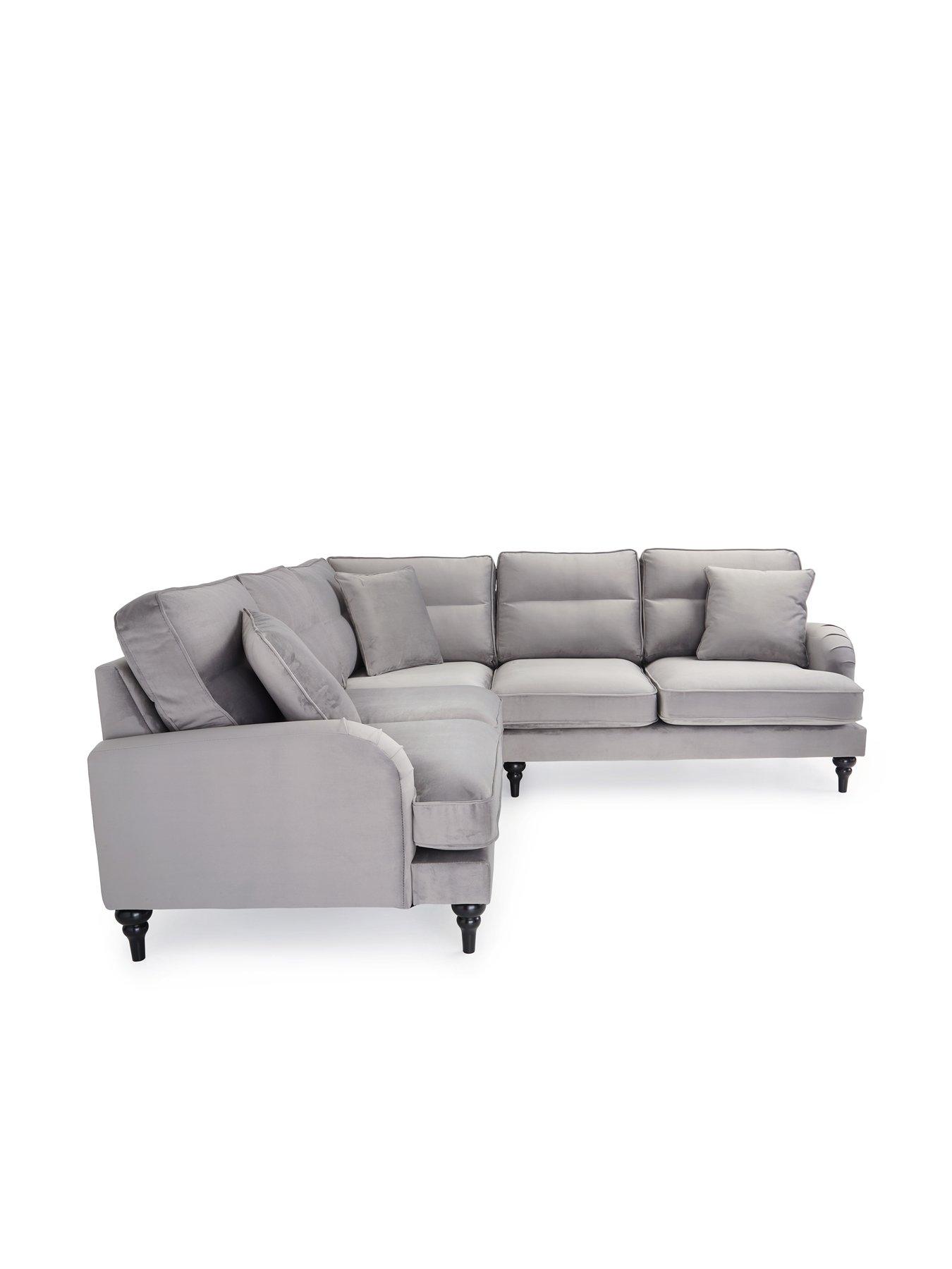 Image 3 of 7 of The Very Collection Victoria Corner Group Sofa - Grey&nbsp;- FSC&reg; Certified