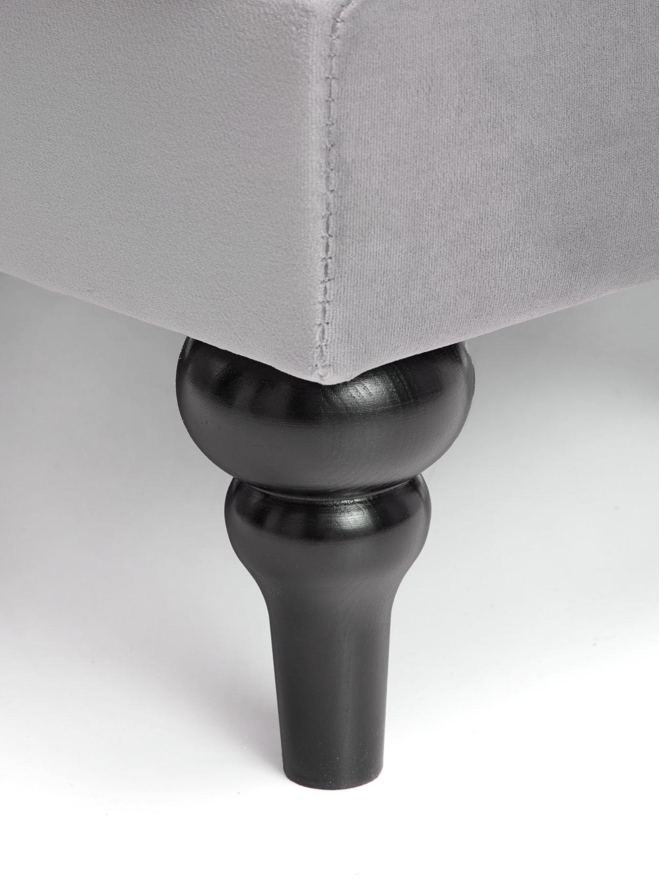 Image 4 of 7 of The Very Collection Victoria 4 Seater Fabric Sofa - Grey&nbsp;- FSC&reg; Certified
