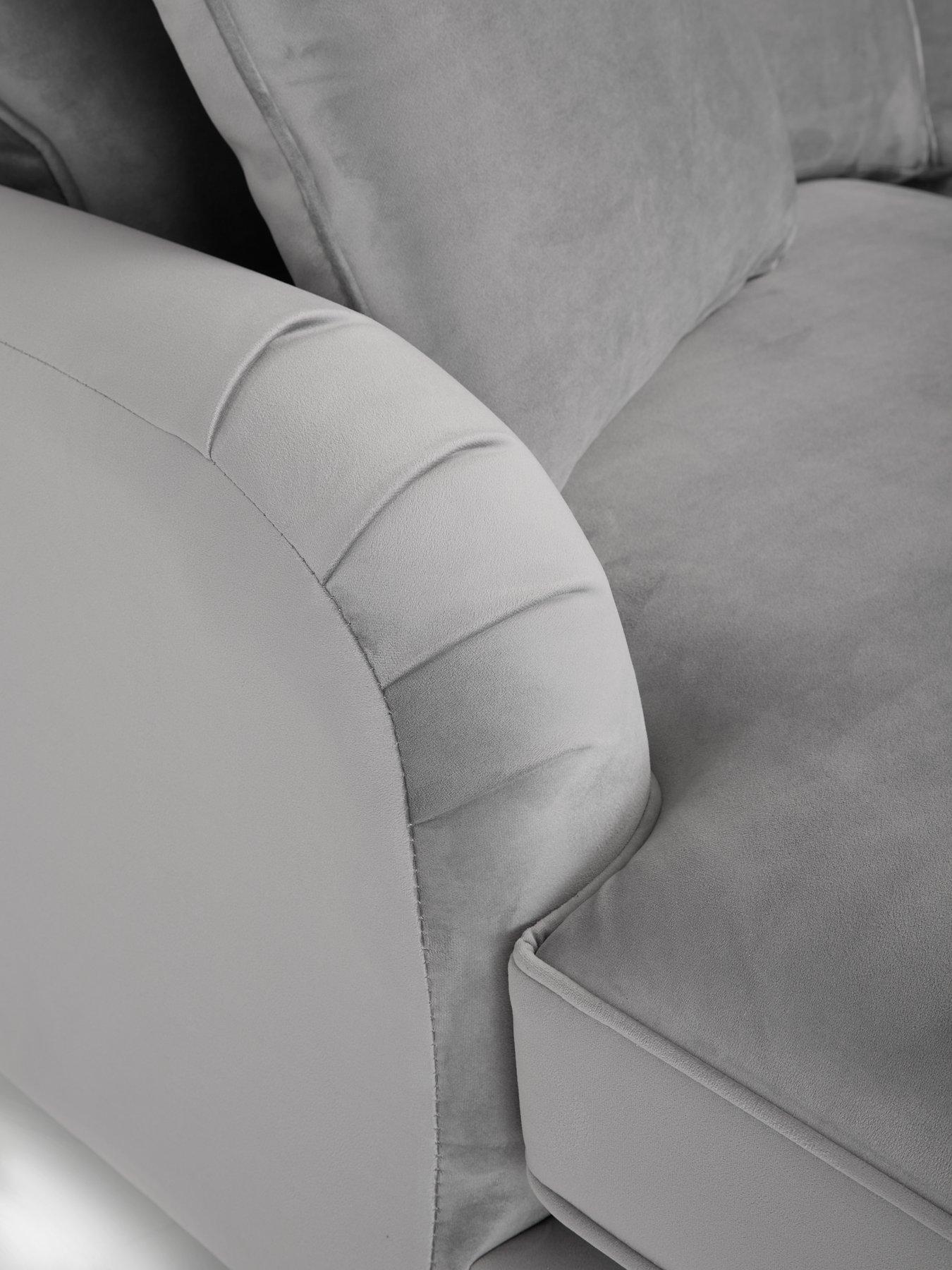 Image 5 of 7 of The Very Collection Victoria 3 Seater Fabric Sofa&nbsp;- Grey&nbsp;- FSC&reg; Certified