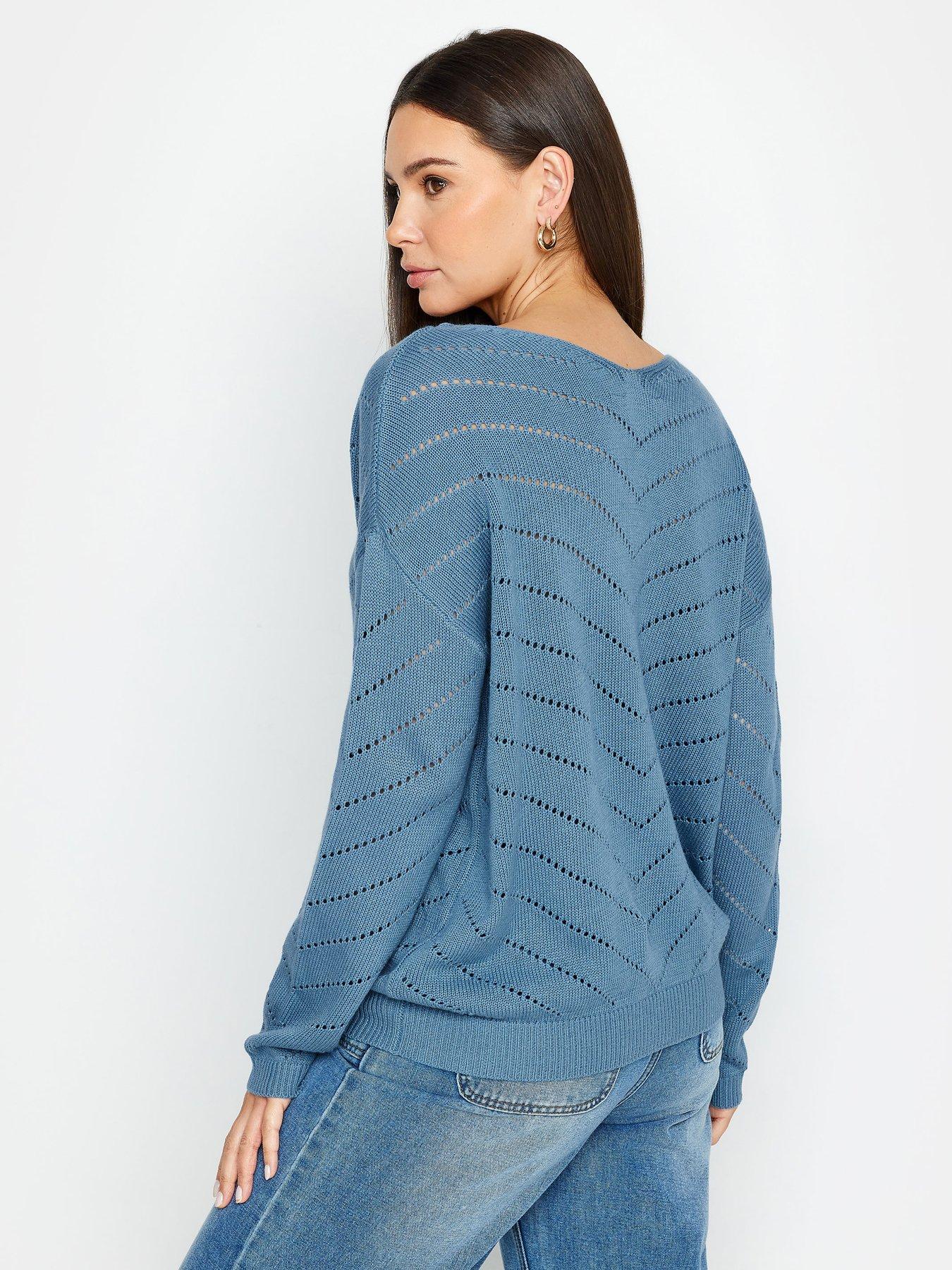 long-tall-sally-tall-chevron-pointelle-jumper-bluestillFront