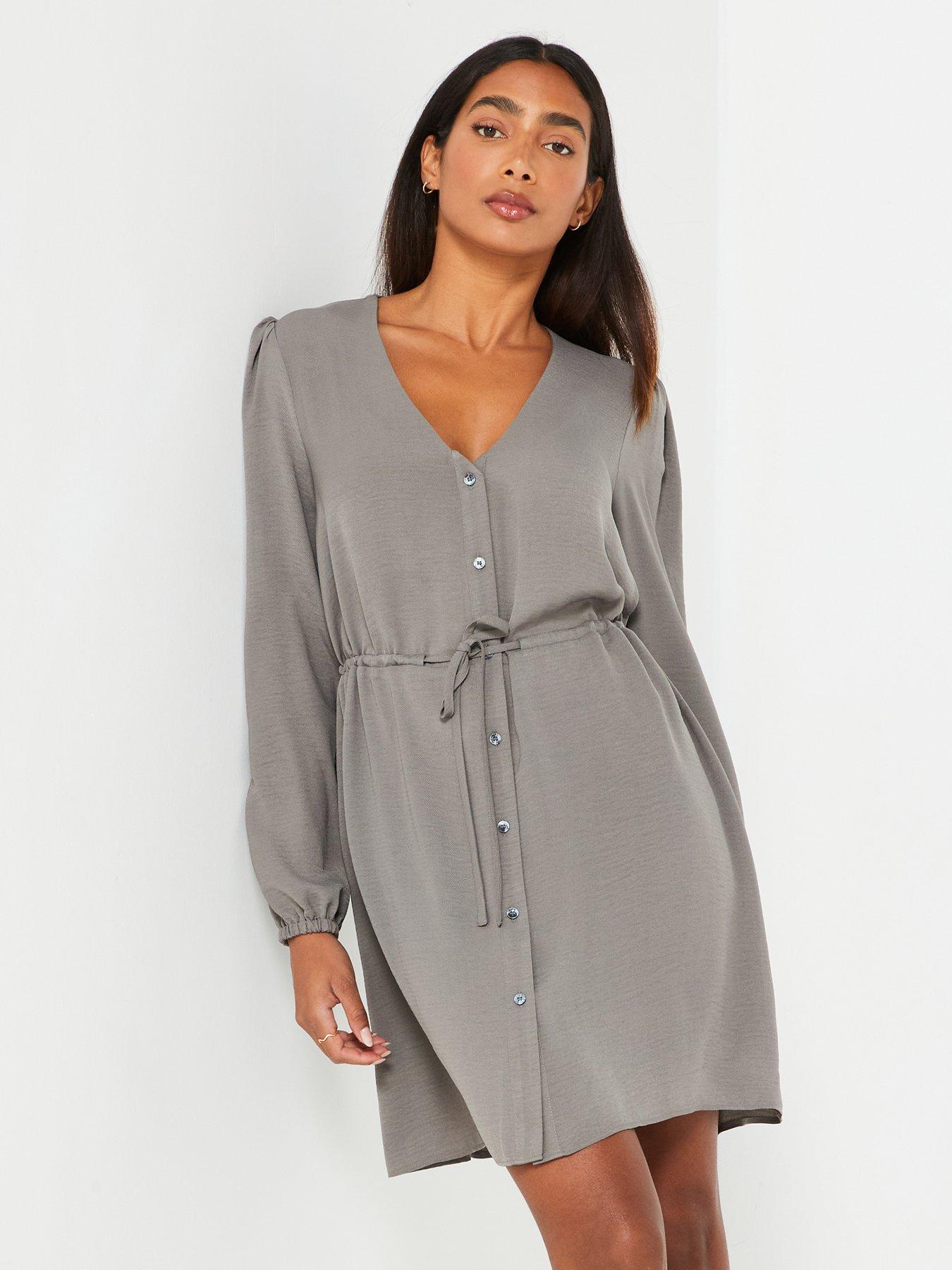 everyday-button-thru-shirt-mini-dress-grey