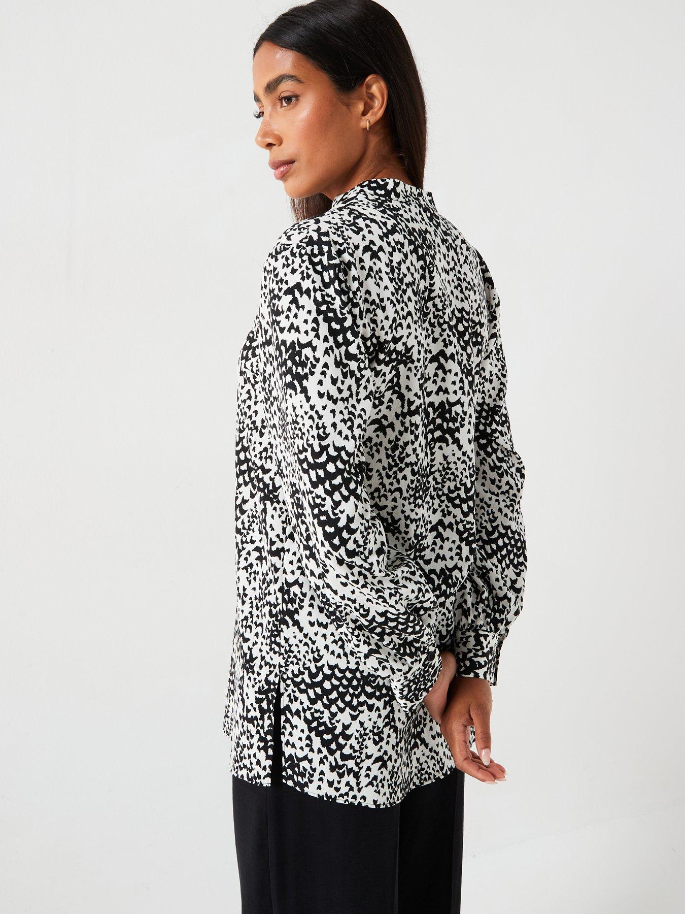 everyday-longline-printed-shirt-mono-printstillFront