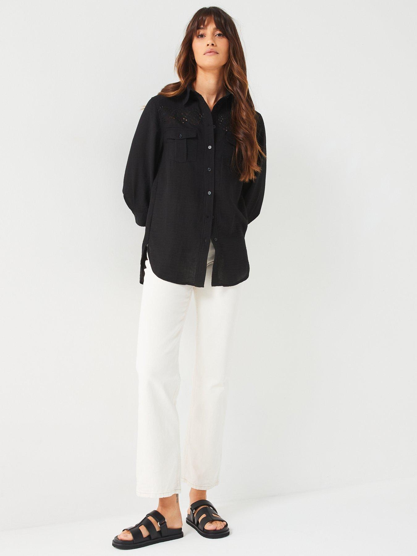 v-by-very-cut-out-longline-linen-shirt-blackback