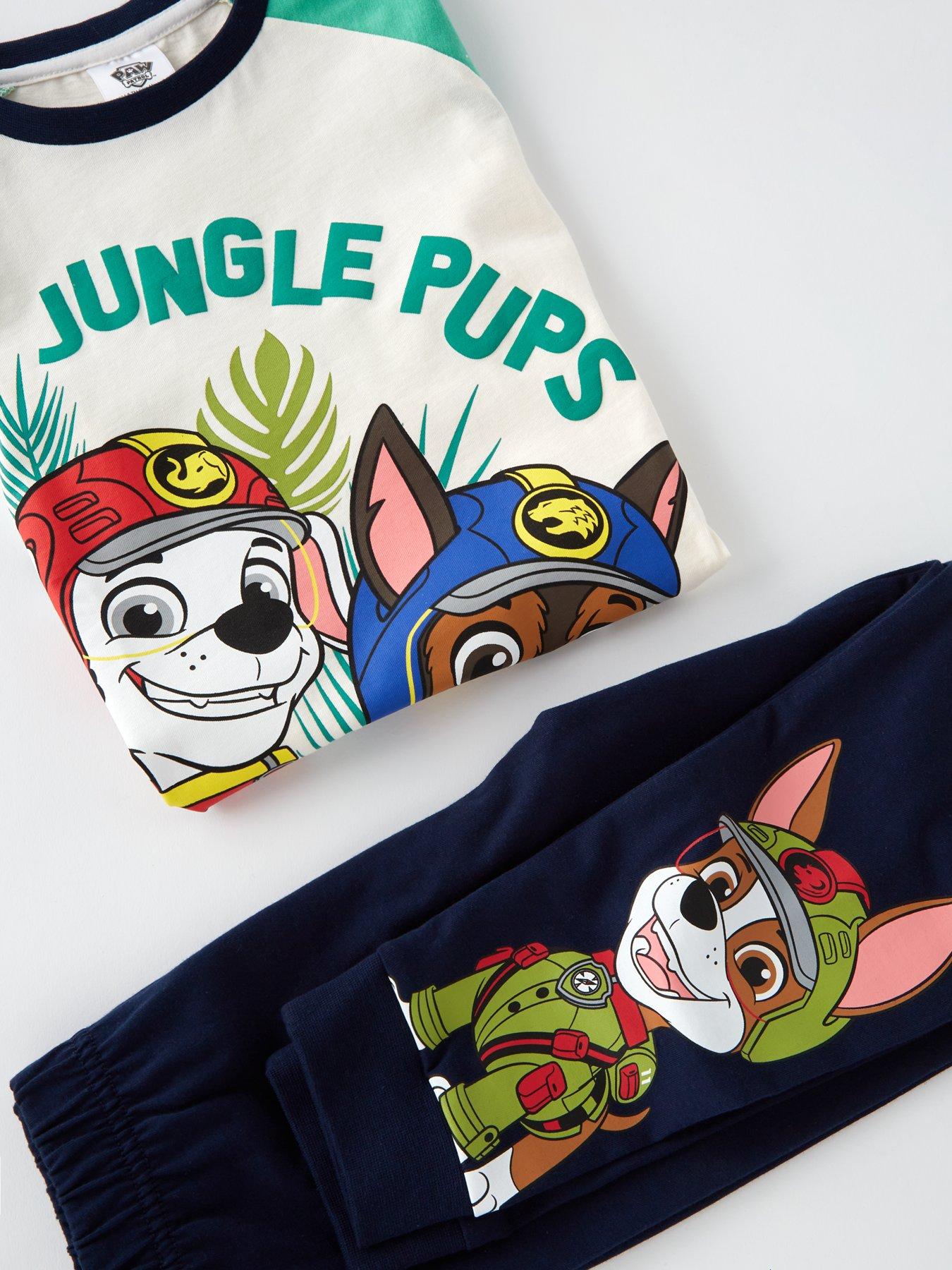 paw-patrol-raglan-short-sleeve-pyjamas-greendetail