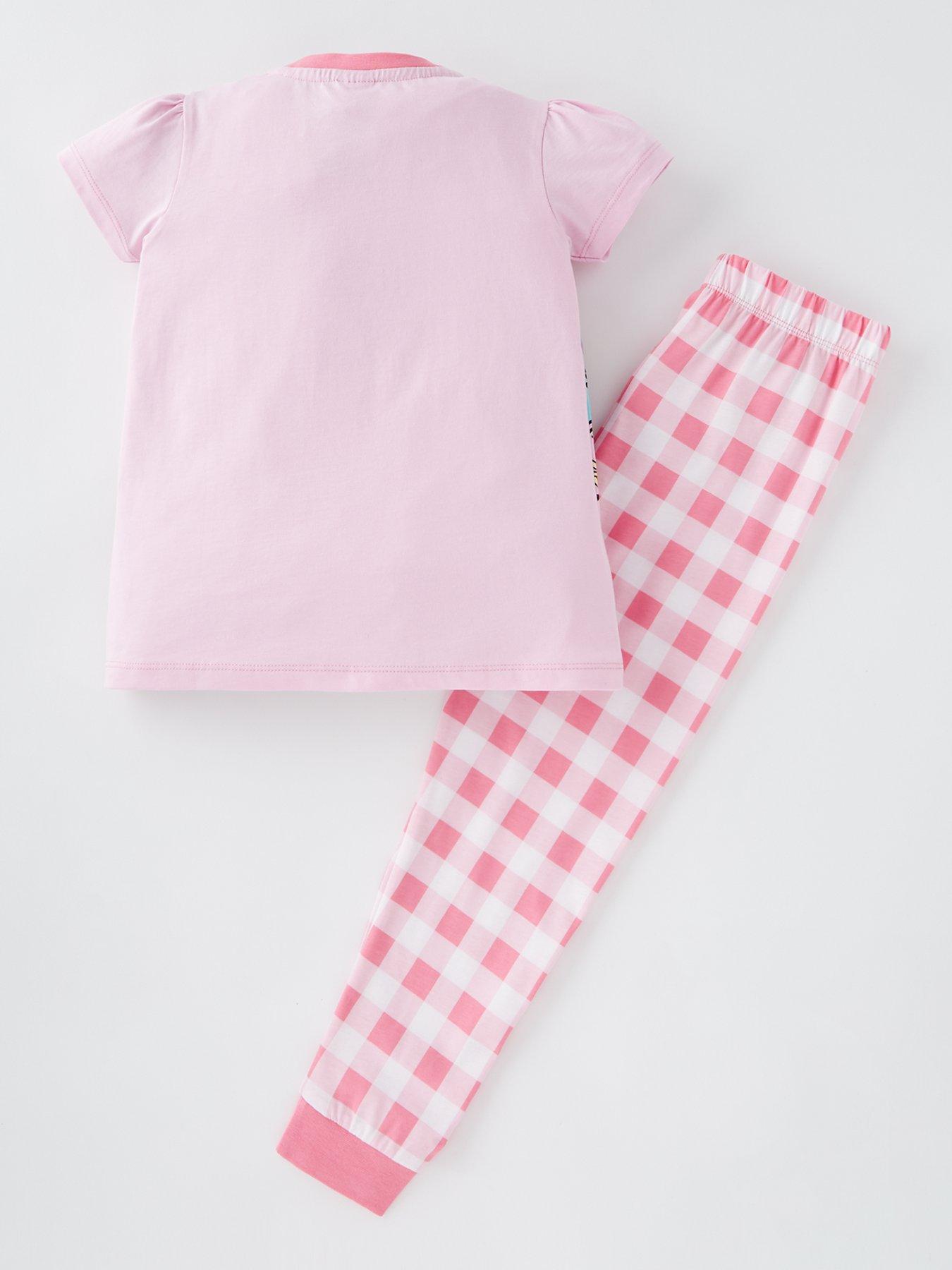 lol-surprise-lol-surprise-gingham-short-sleeve-pyjamasback