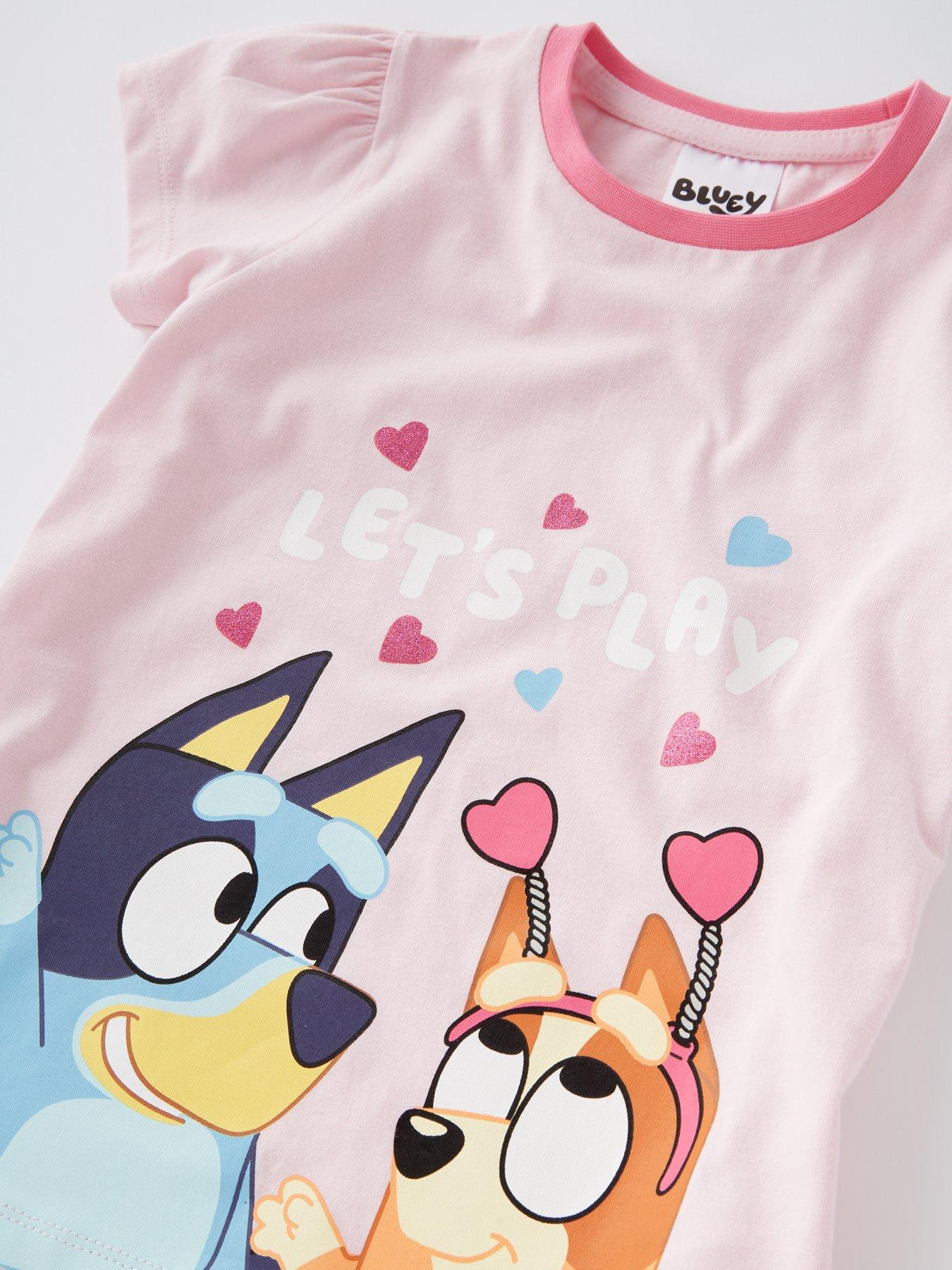 bluey-lets-play-short-sleeve-pyjamas-pinkoutfit