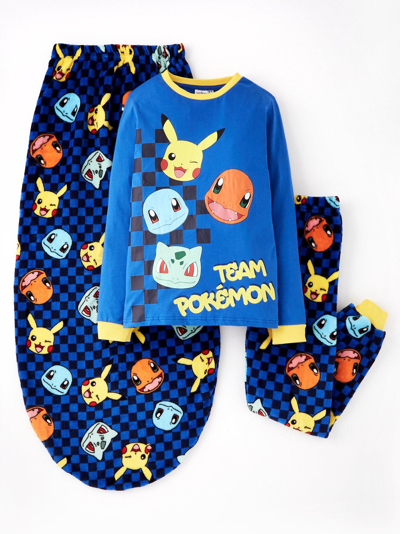 pokemon-3-piece-pyjamas-and-blanket-blue