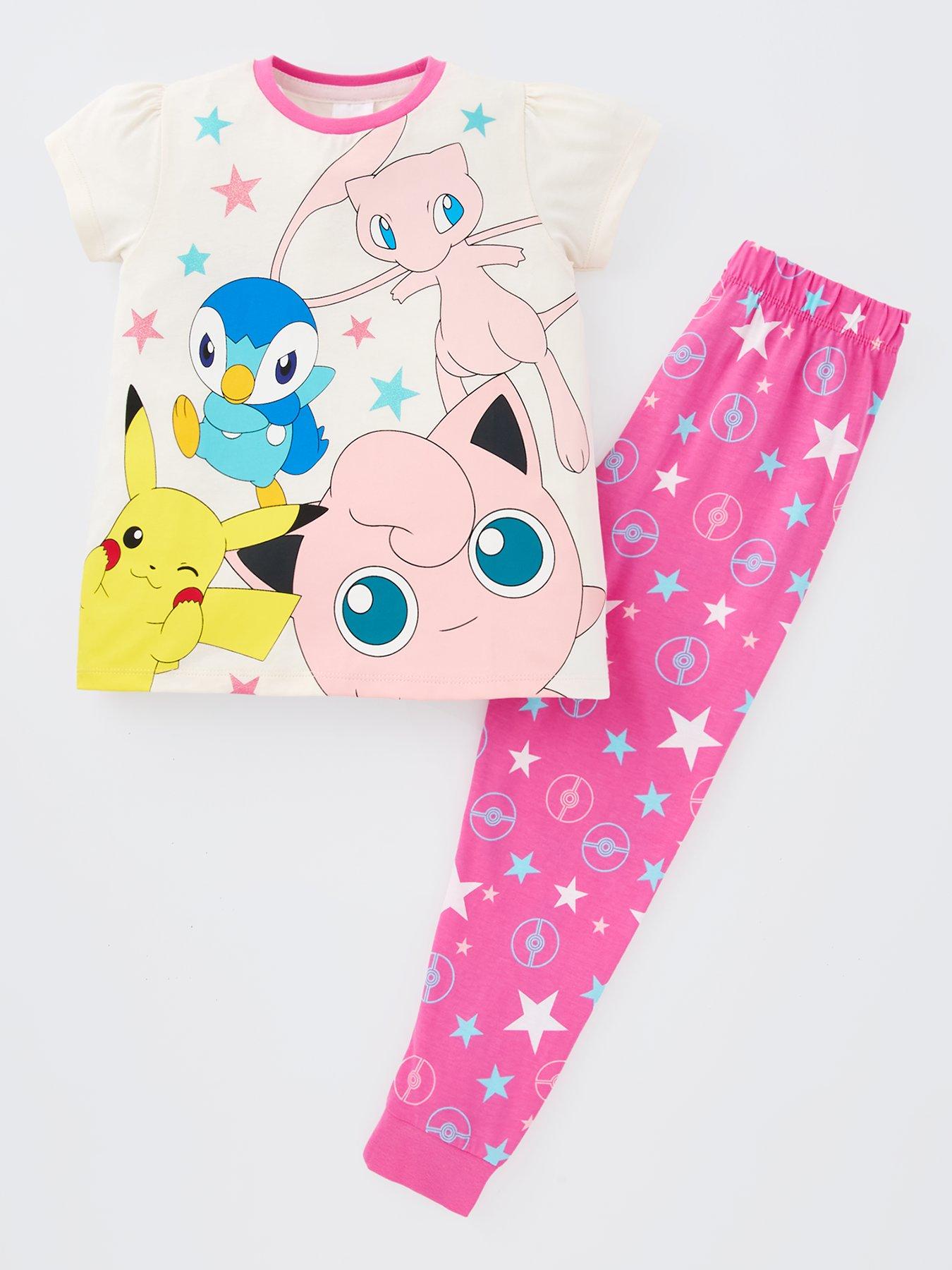 pokemon-short-sleeve-pyjamas-pink