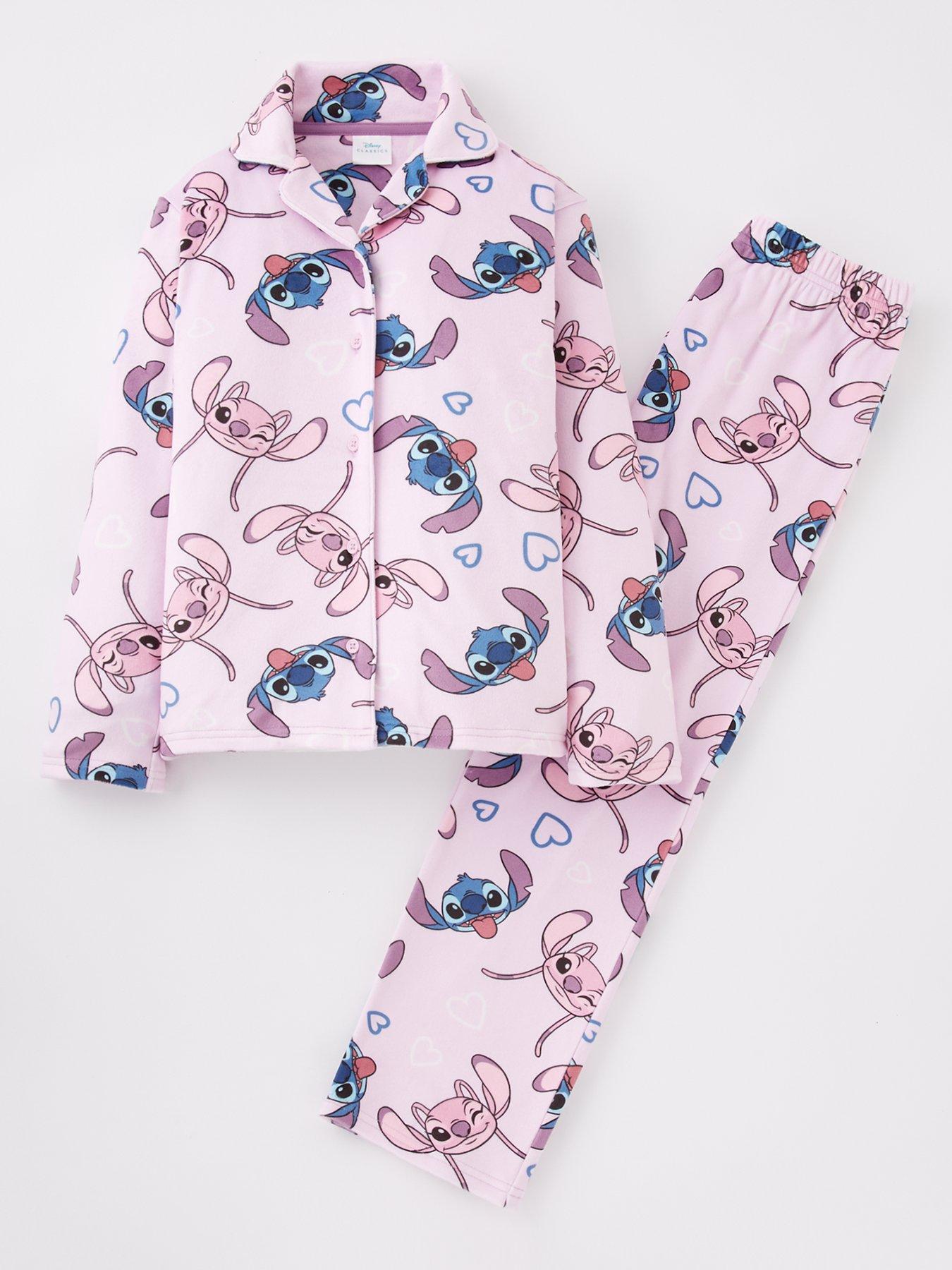 disney-lilo-stitch-disney-stitch-button-through-fleece-pyjamas-pinkblue