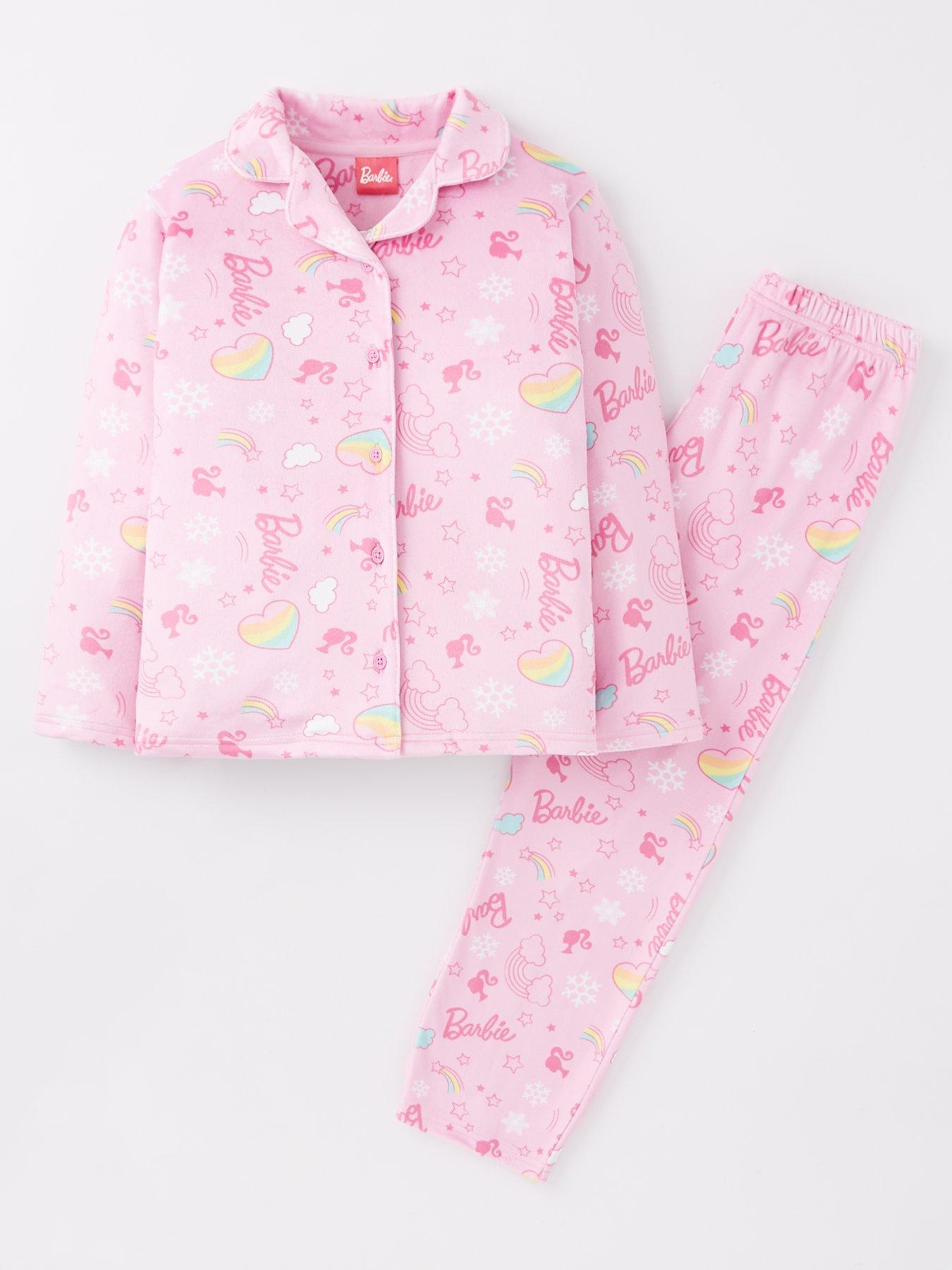 barbie-barbie-button-through-fleece-pyjamas