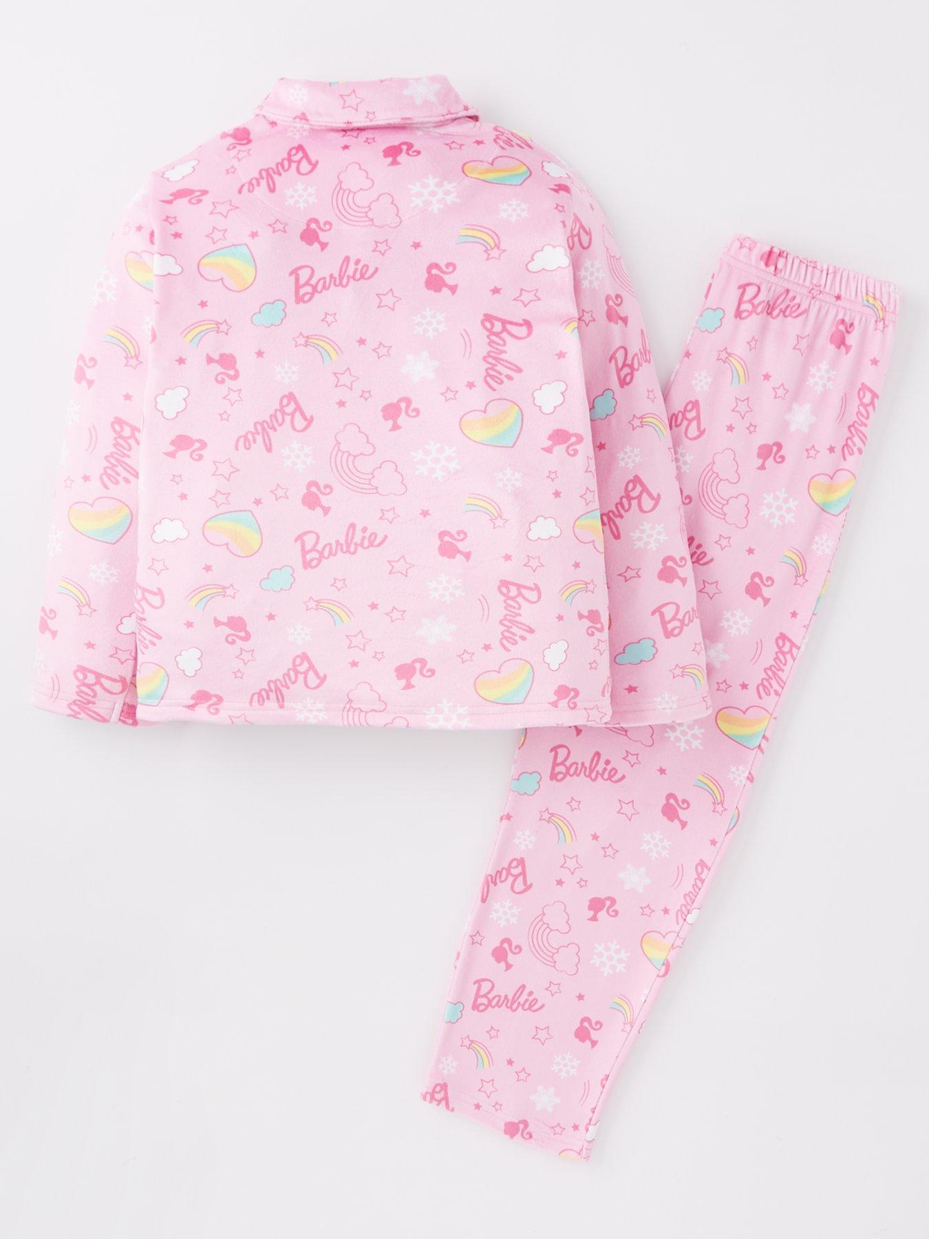 barbie-barbie-button-through-fleece-pyjamasback