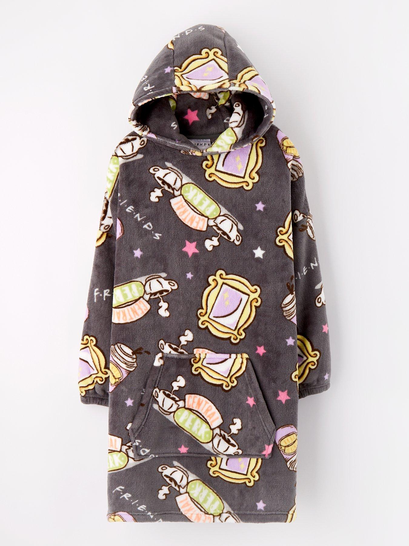 undefined Friends All Over Print Fleece Hooded Blanket