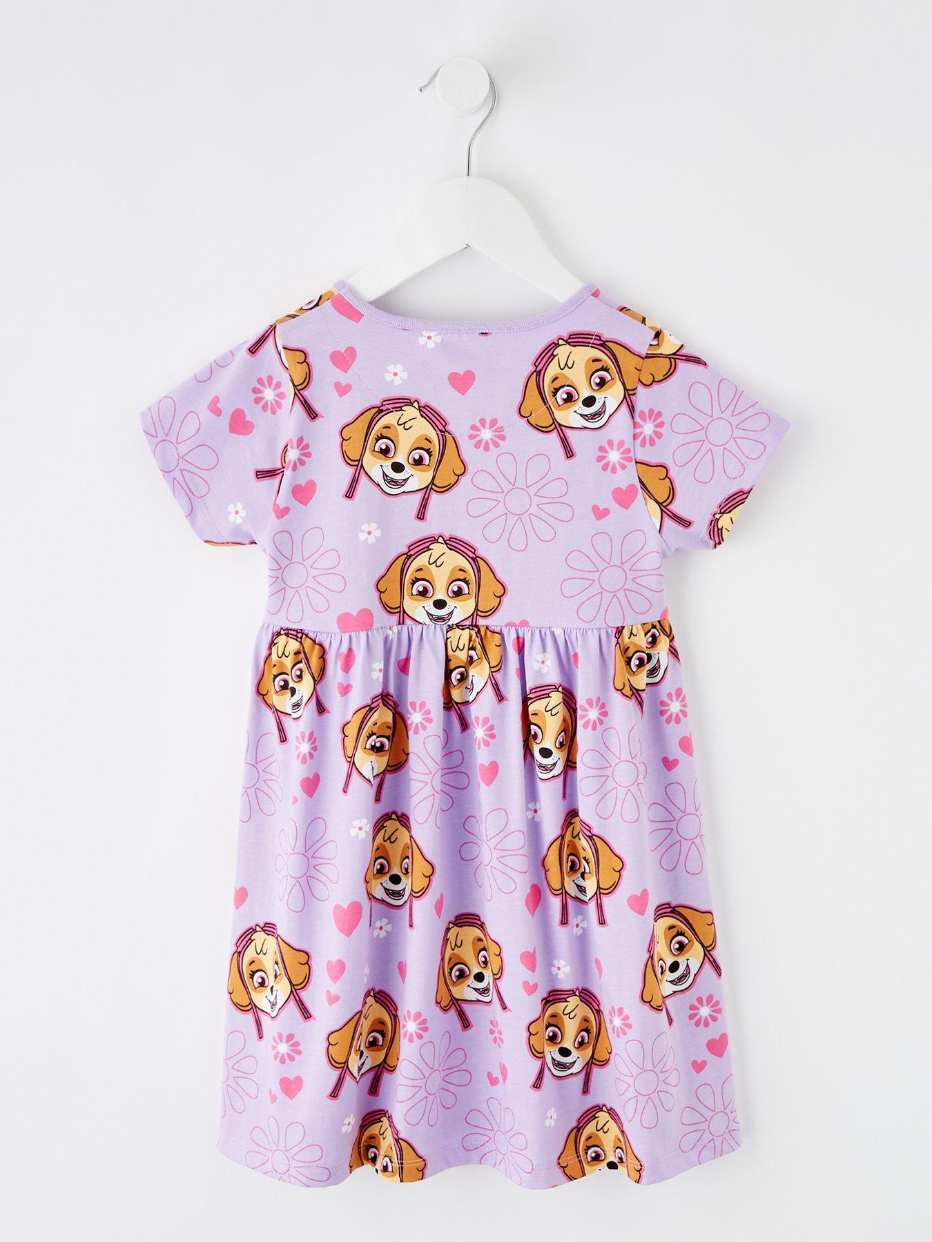 paw-patrol-paw-patrol-skye-all-over-print-short-sleeve-skater-dressback