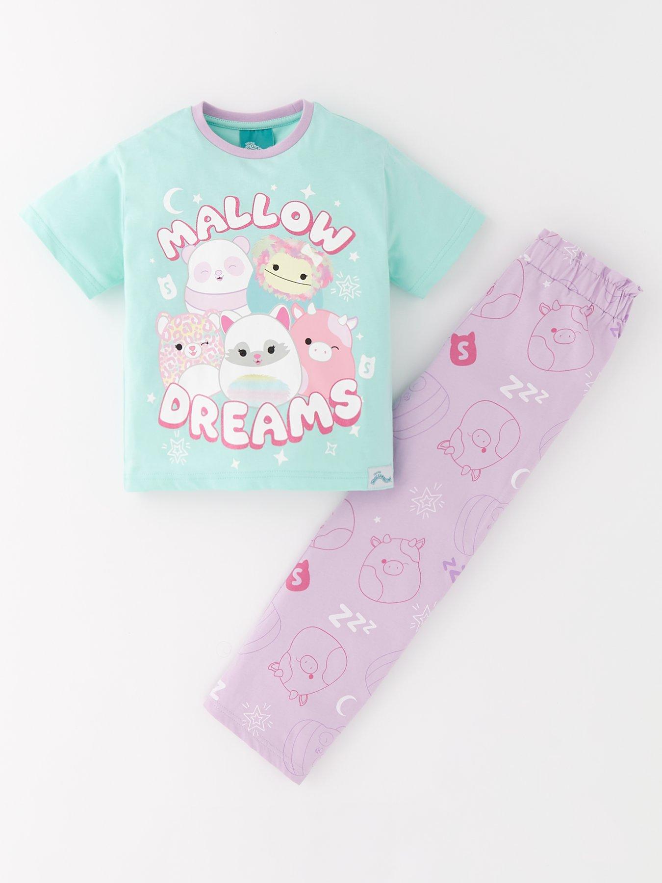 squishmallows-dream-squad-short-sleeve-pyjamas-multi