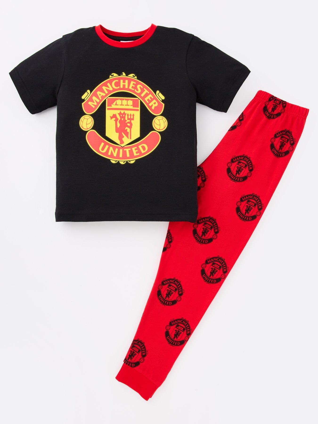 manchester-united-football-short-sleeve-pyjamas-multi