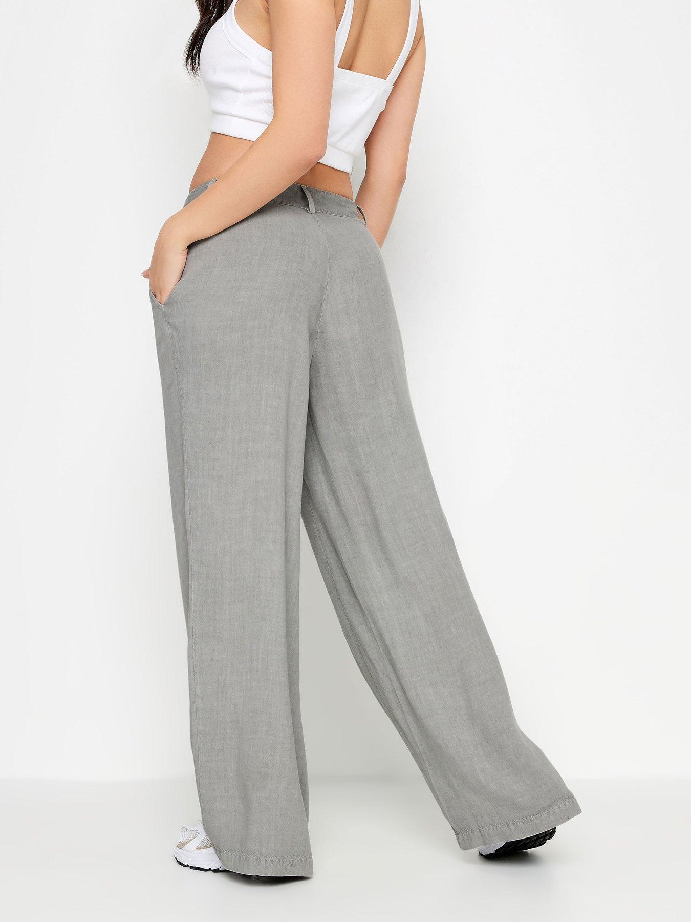 pixiegirl-petite-washed-smart-trouser-greystillFront