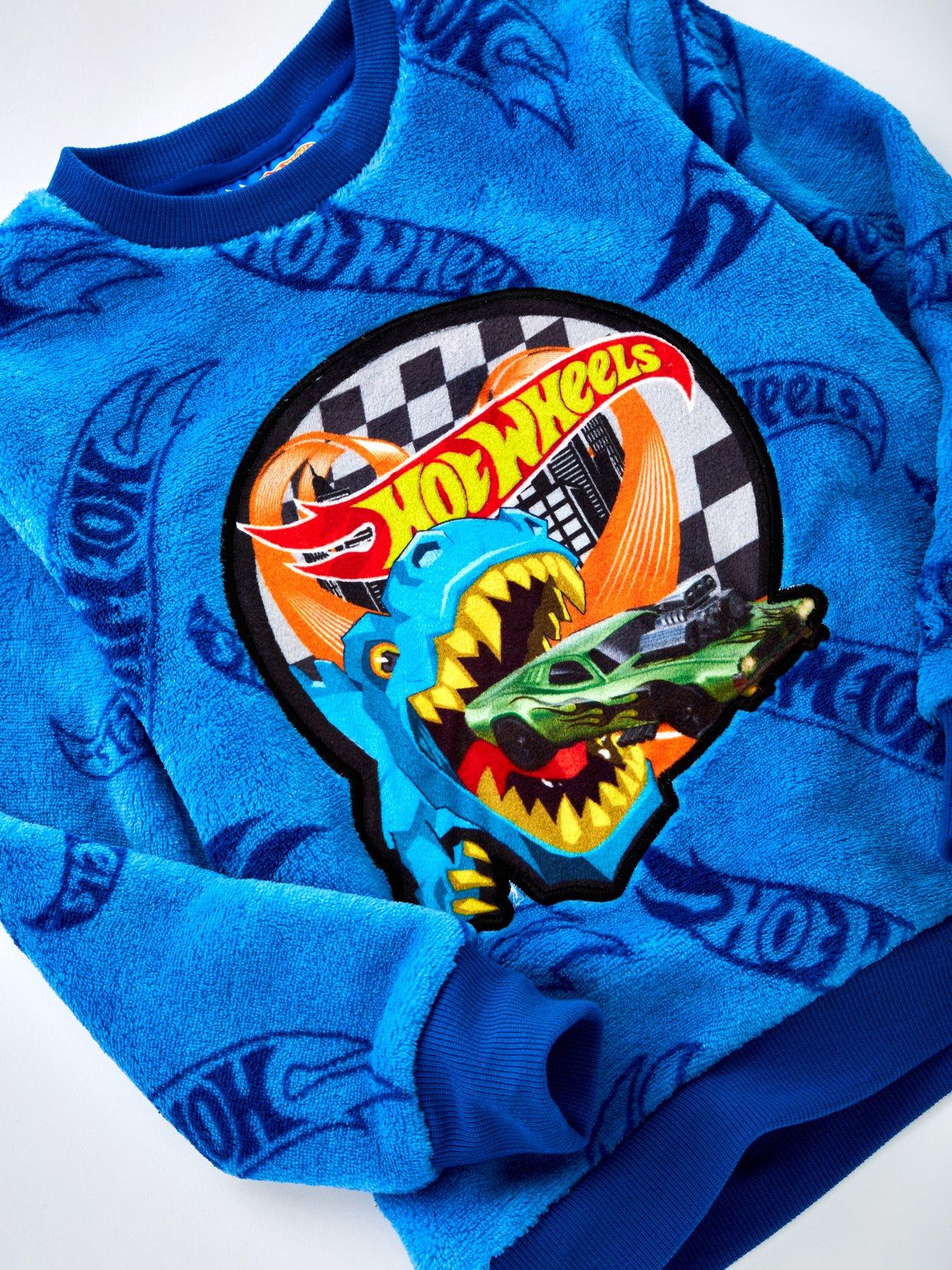 hot-wheels-supersoft-fleece-pyjamas-blueoutfit