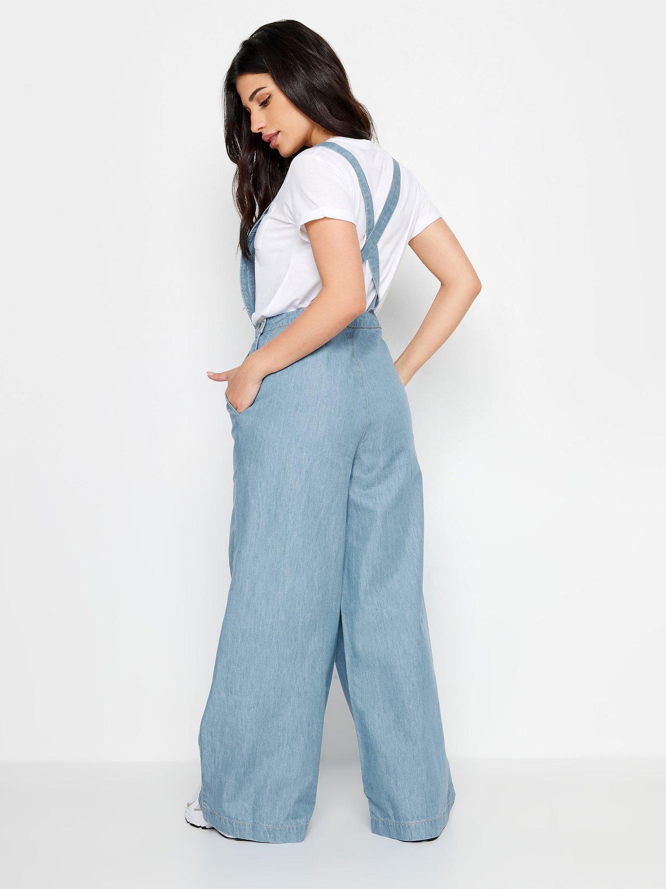 pixiegirl-petite-denim-blue-dungareestillFront