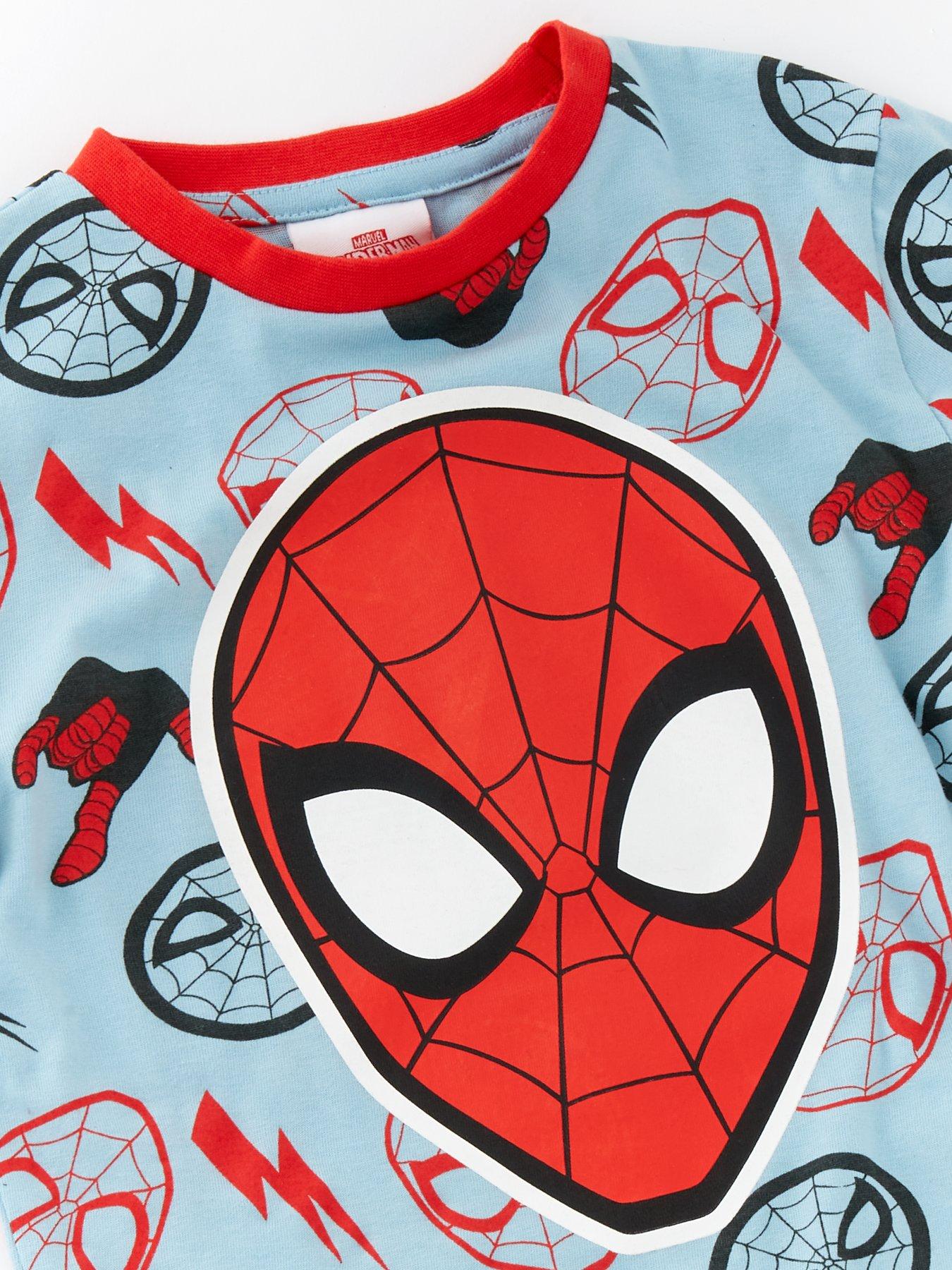 spiderman-spiderman-all-over-print-short-pyjamasoutfit