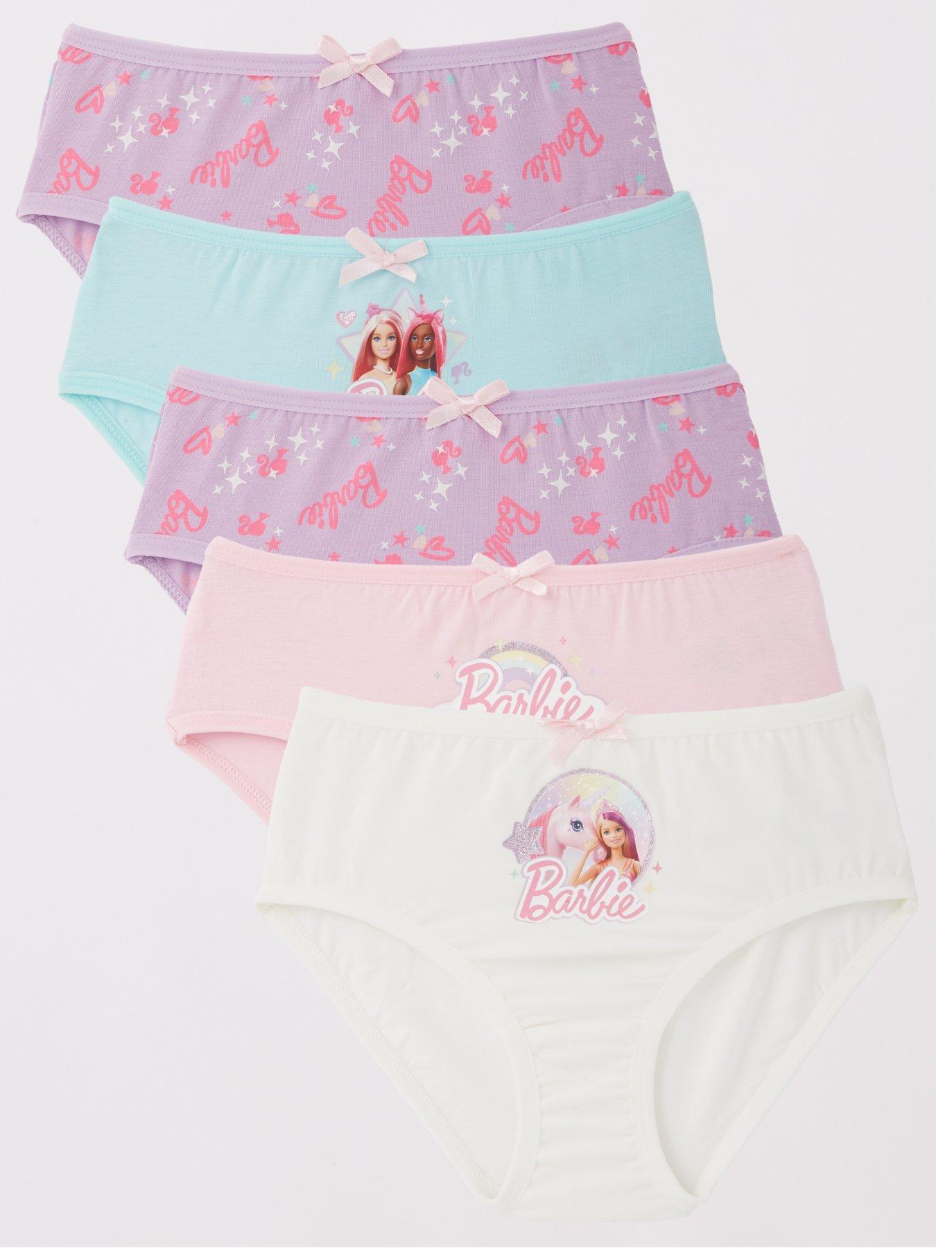 Image 1 of 4 of Barbie 5 Pack Knickers - Multi