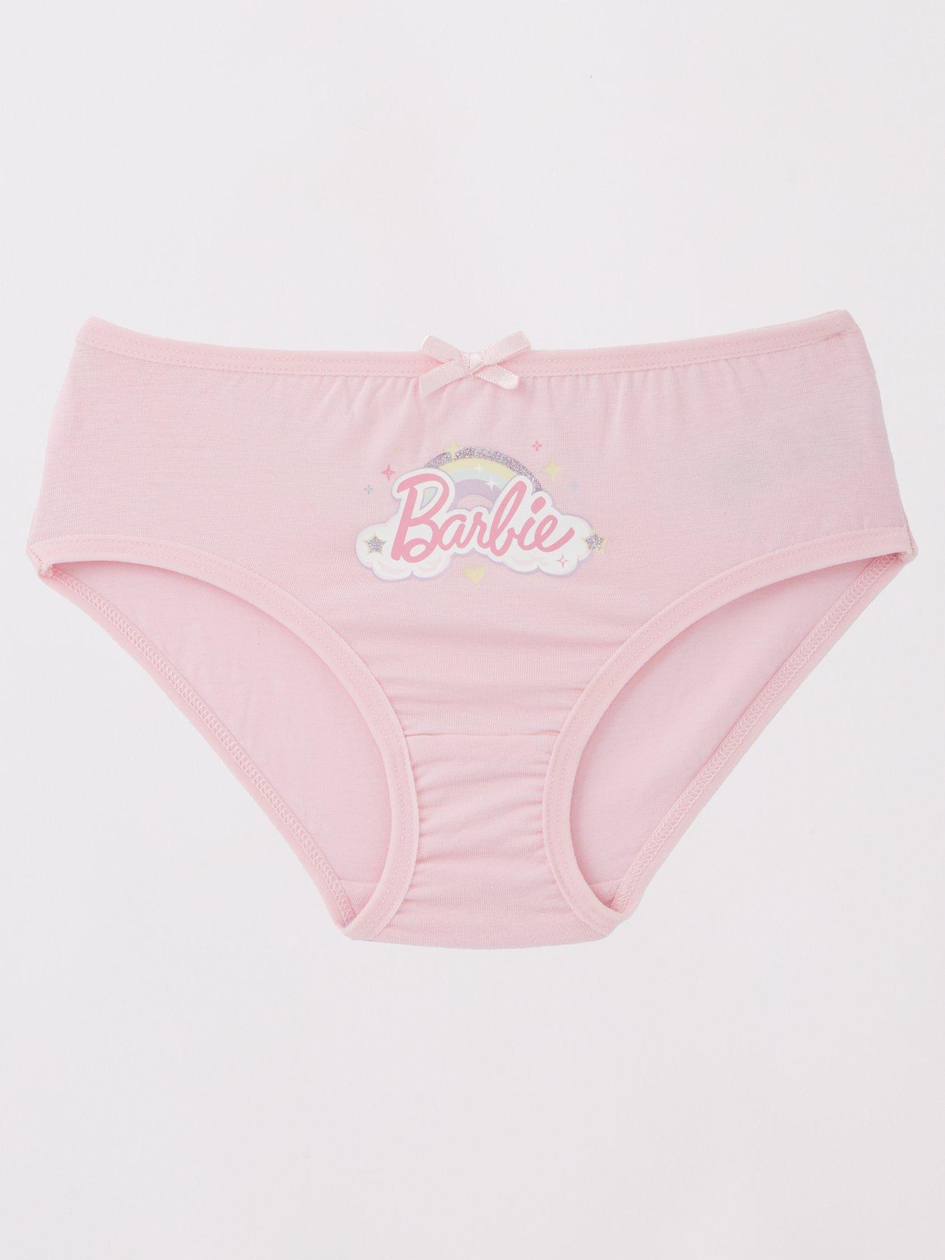 Image 2 of 4 of Barbie 5 Pack Knickers - Multi