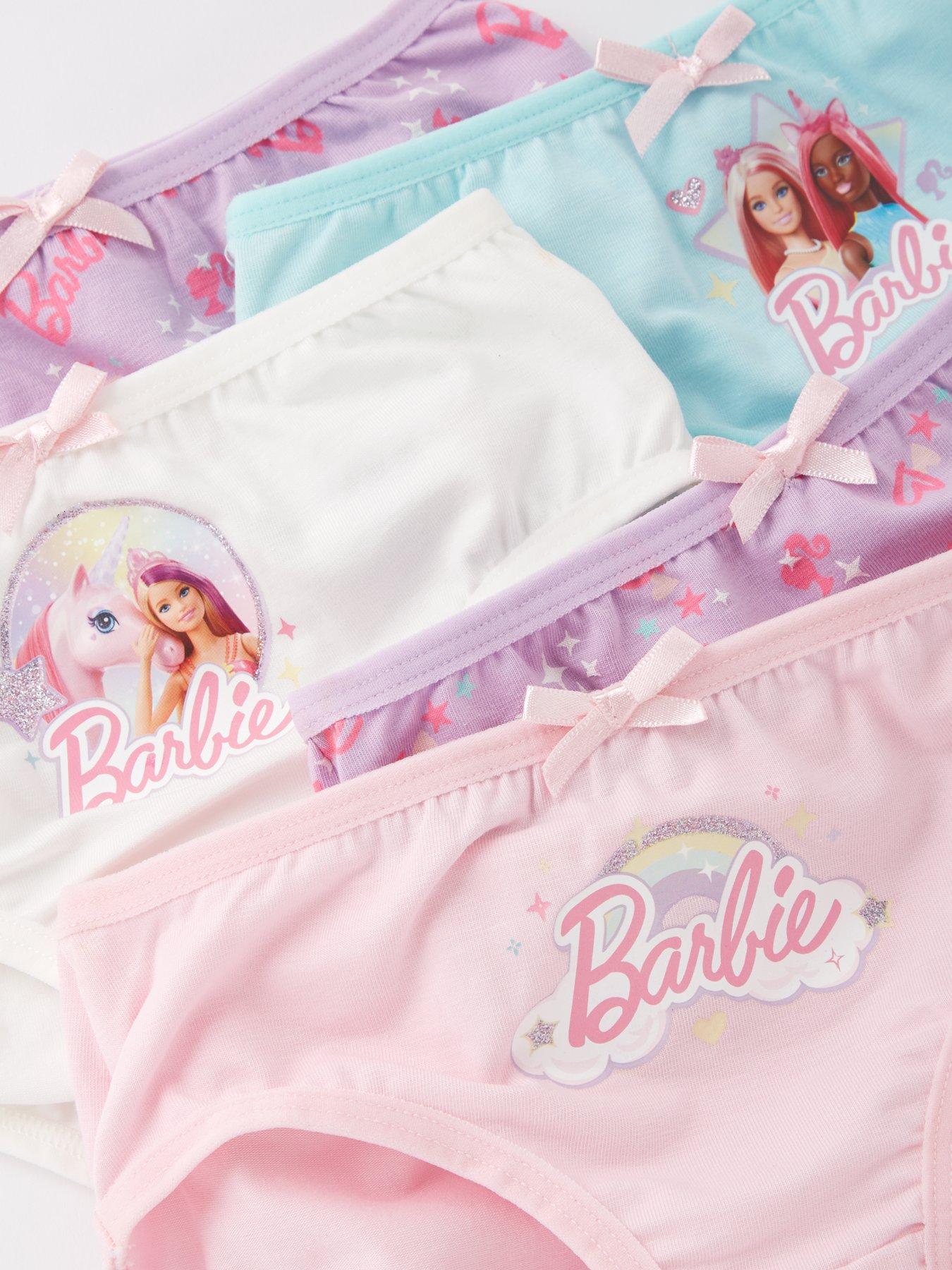Image 4 of 4 of Barbie 5 Pack Knickers - Multi