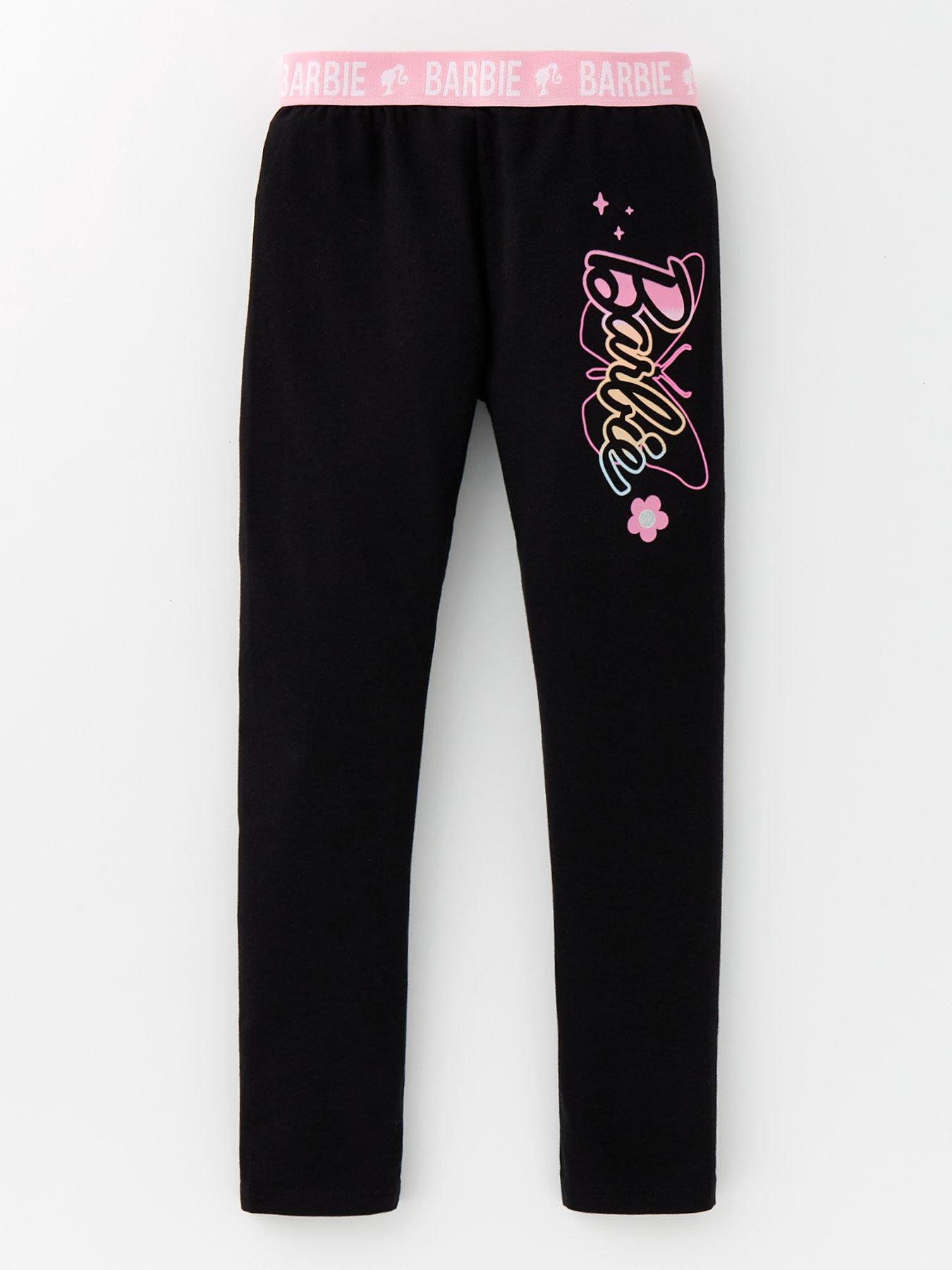 barbie-butterfly-logo-legging-black