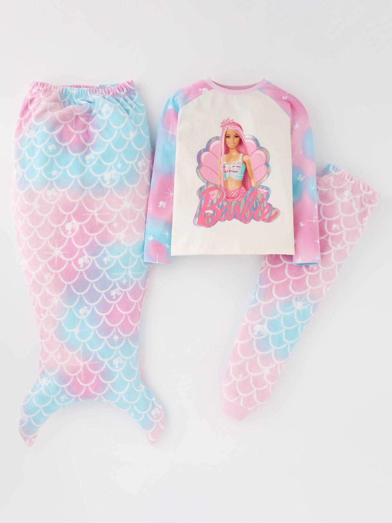 barbie-3-piece-mermaid-long-sleeve-pyjamas-and-blanket-set-multi