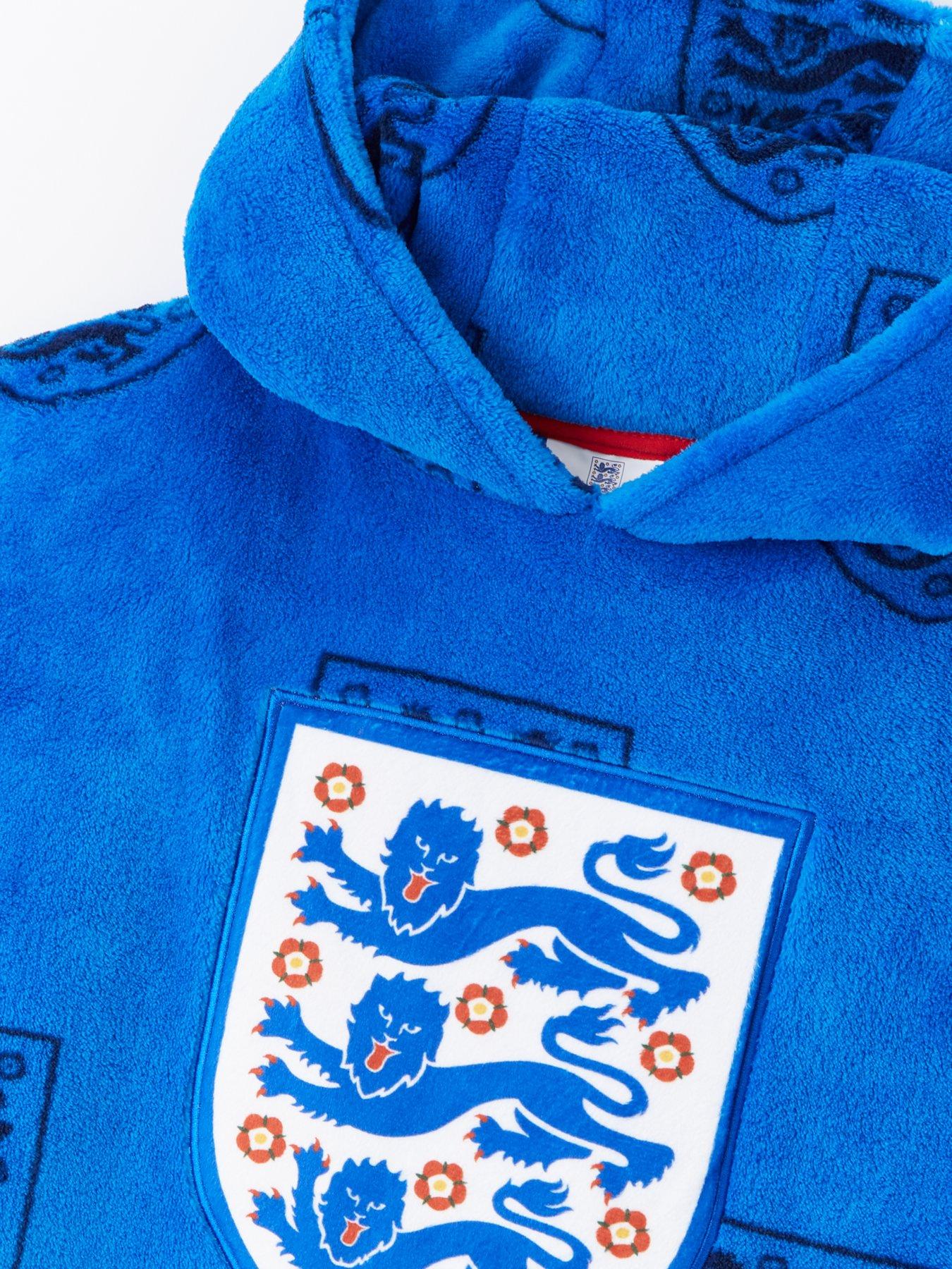 england-football-fleece-hooded-blanket-blueoutfit