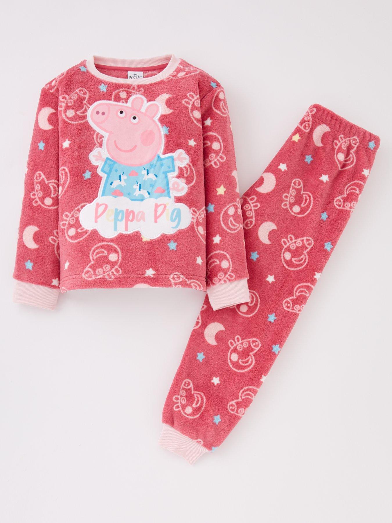 Peppa pig fleece pyjamas sale