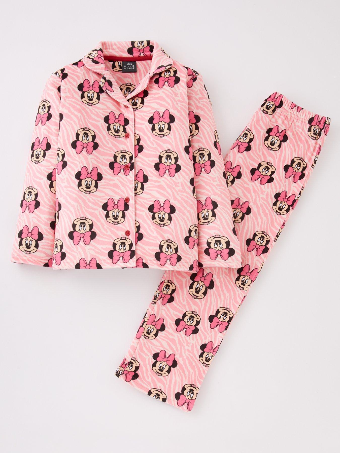 minnie-mouse-disney-minnie-mouse-button-through-fleece-pyjamas-pink