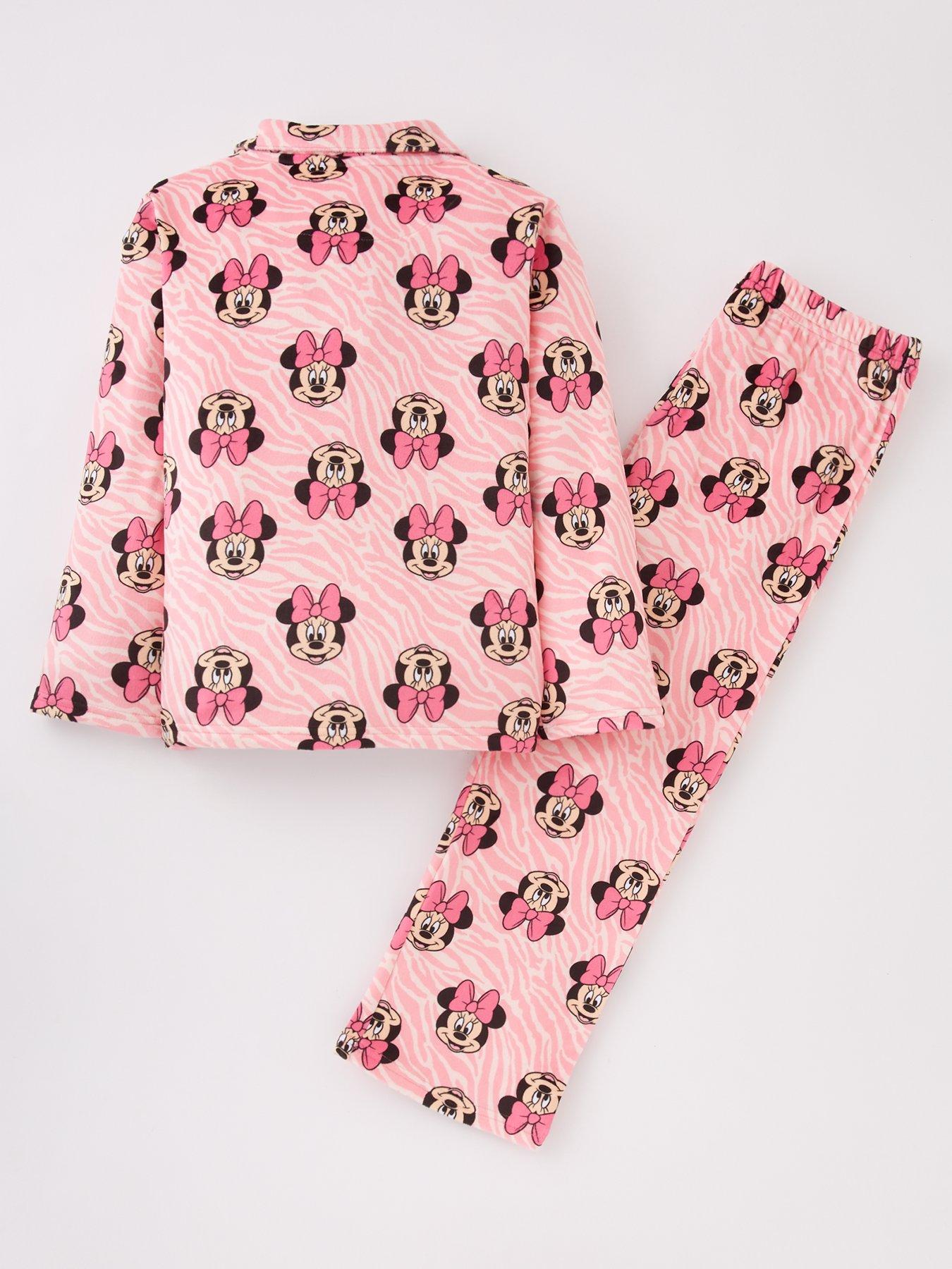 minnie-mouse-disney-minnie-mouse-button-through-fleece-pyjamas-pinkback