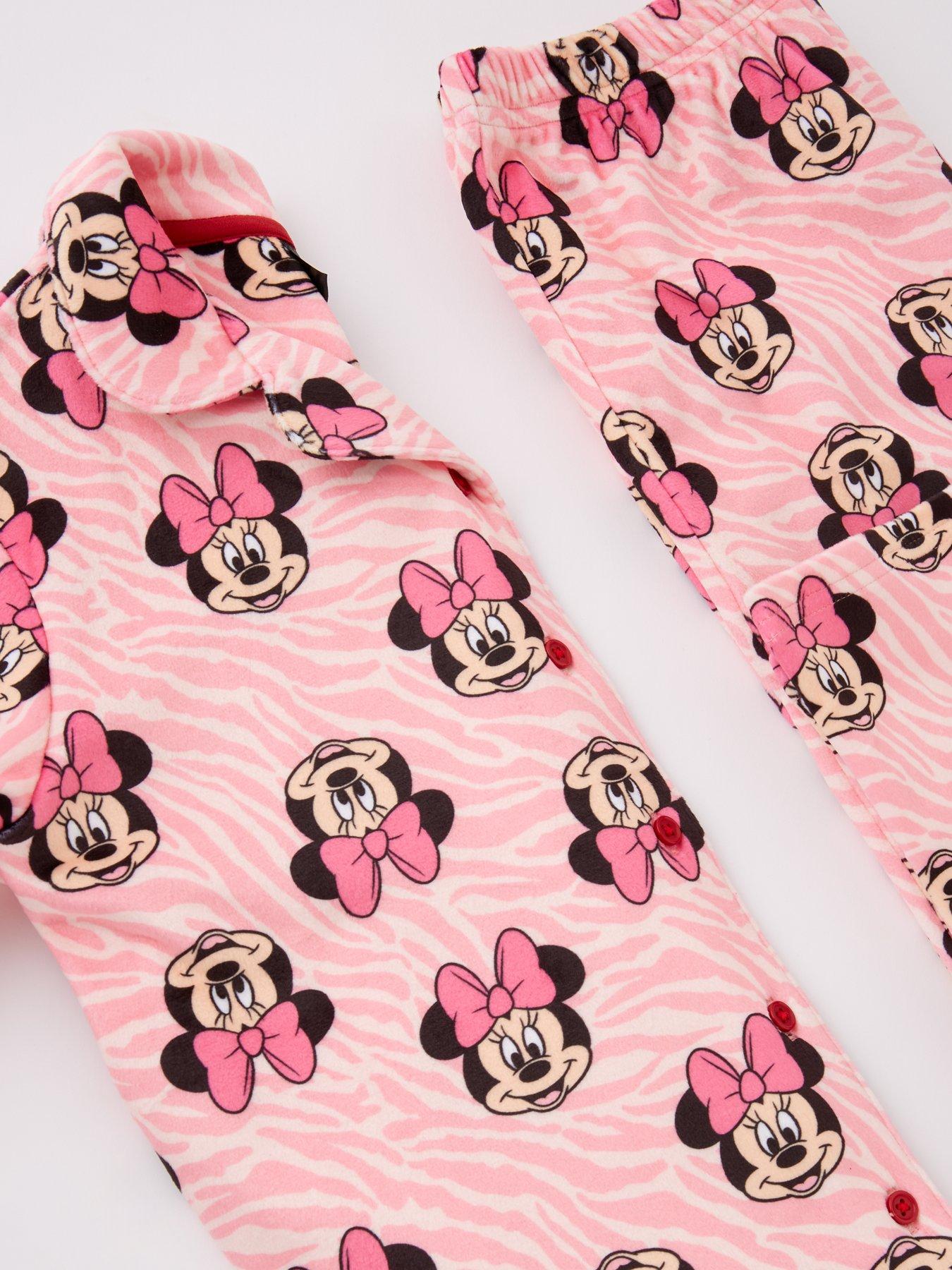 minnie-mouse-disney-minnie-mouse-button-through-fleece-pyjamas-pinkdetail