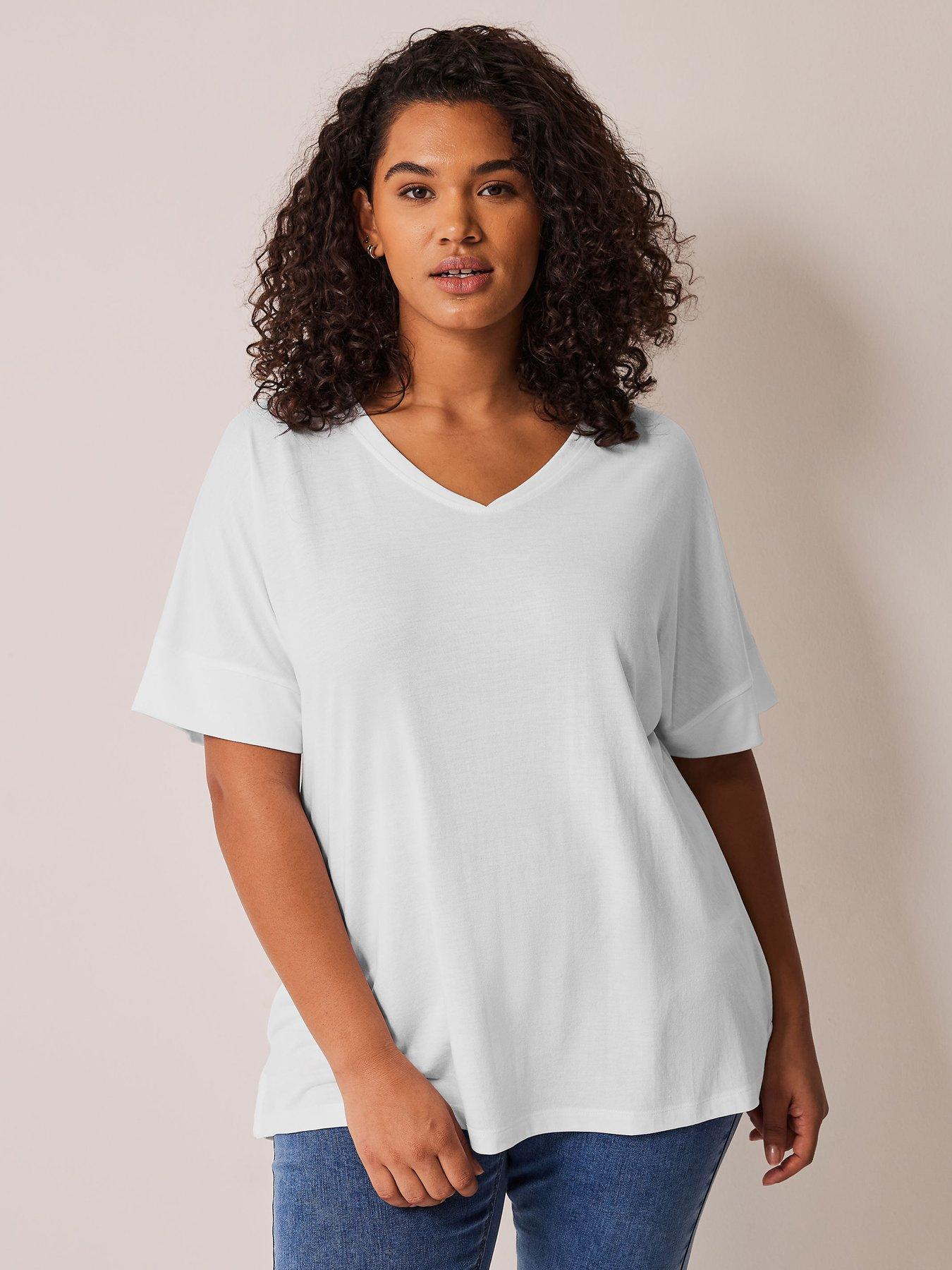 evans-v-neck-modal-t-shirt-whitefront