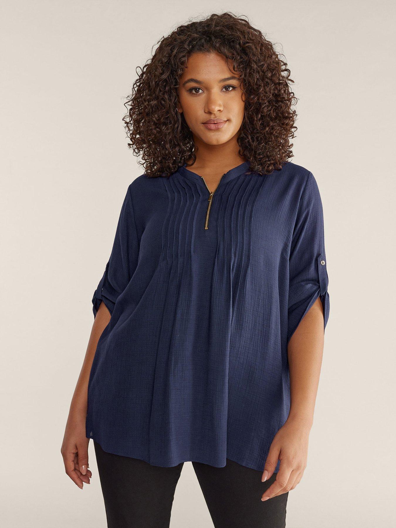 Plus size clearance tunic tops cheap