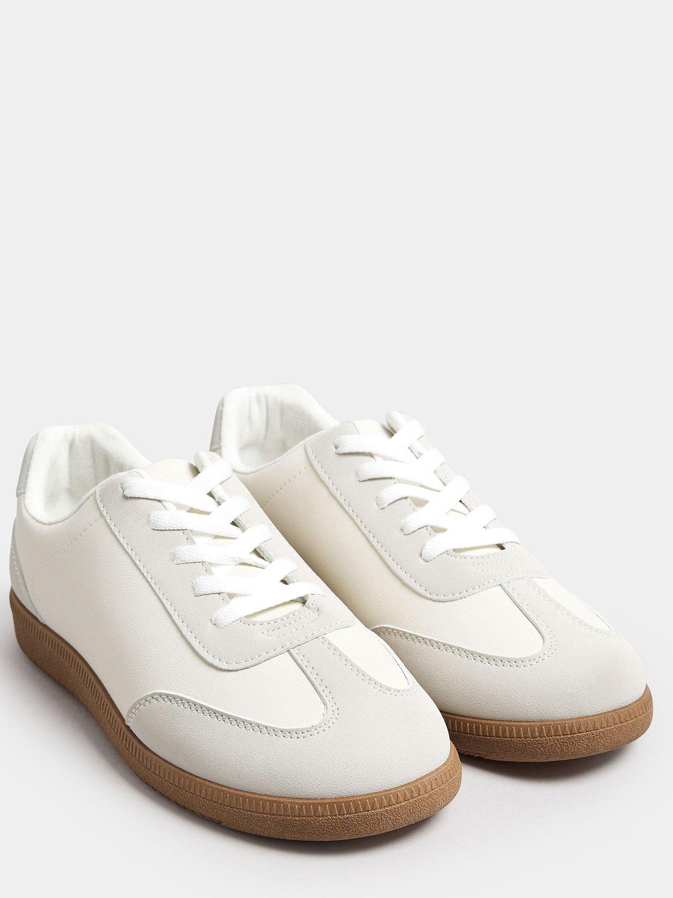 yours-wide-fit-retro-trainer-gum-sole-white-mixstillFront