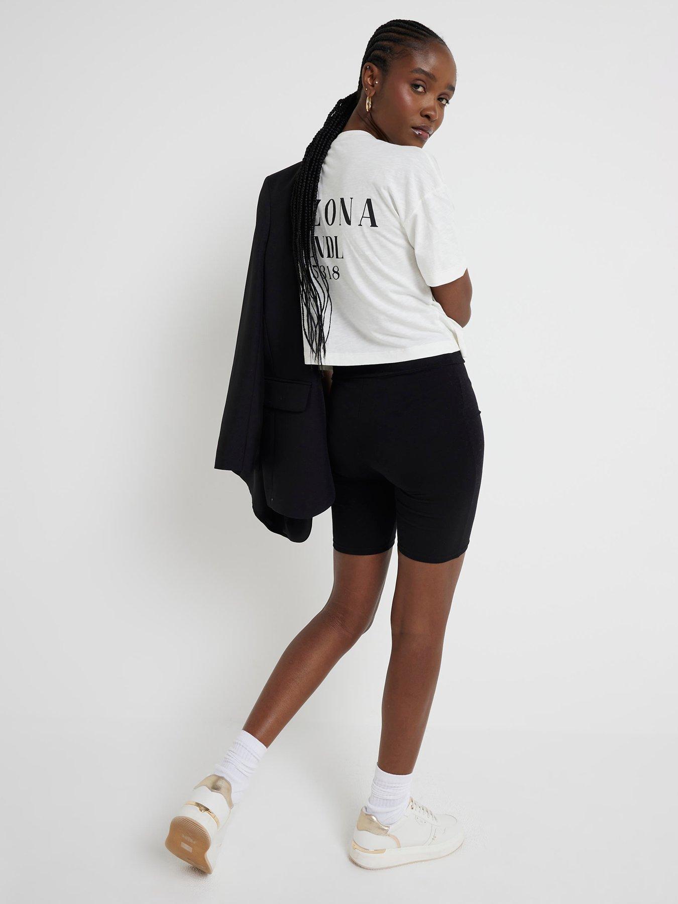 river-island-high-waist-cycling-short-blackstillFront