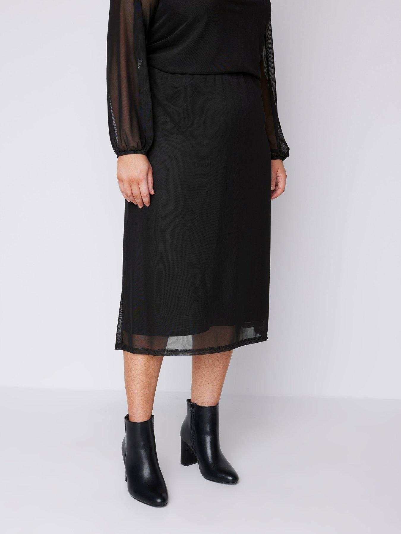 Mesh skirt outlet black