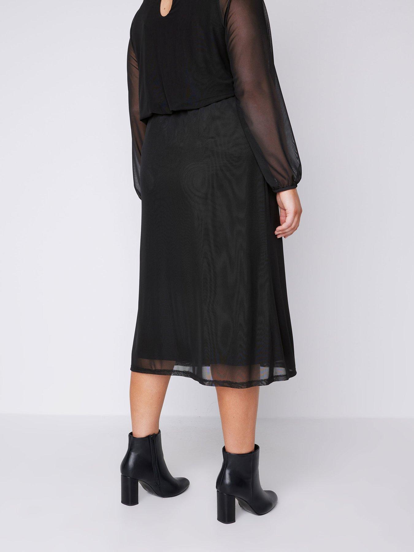 Mesh Skirt Black