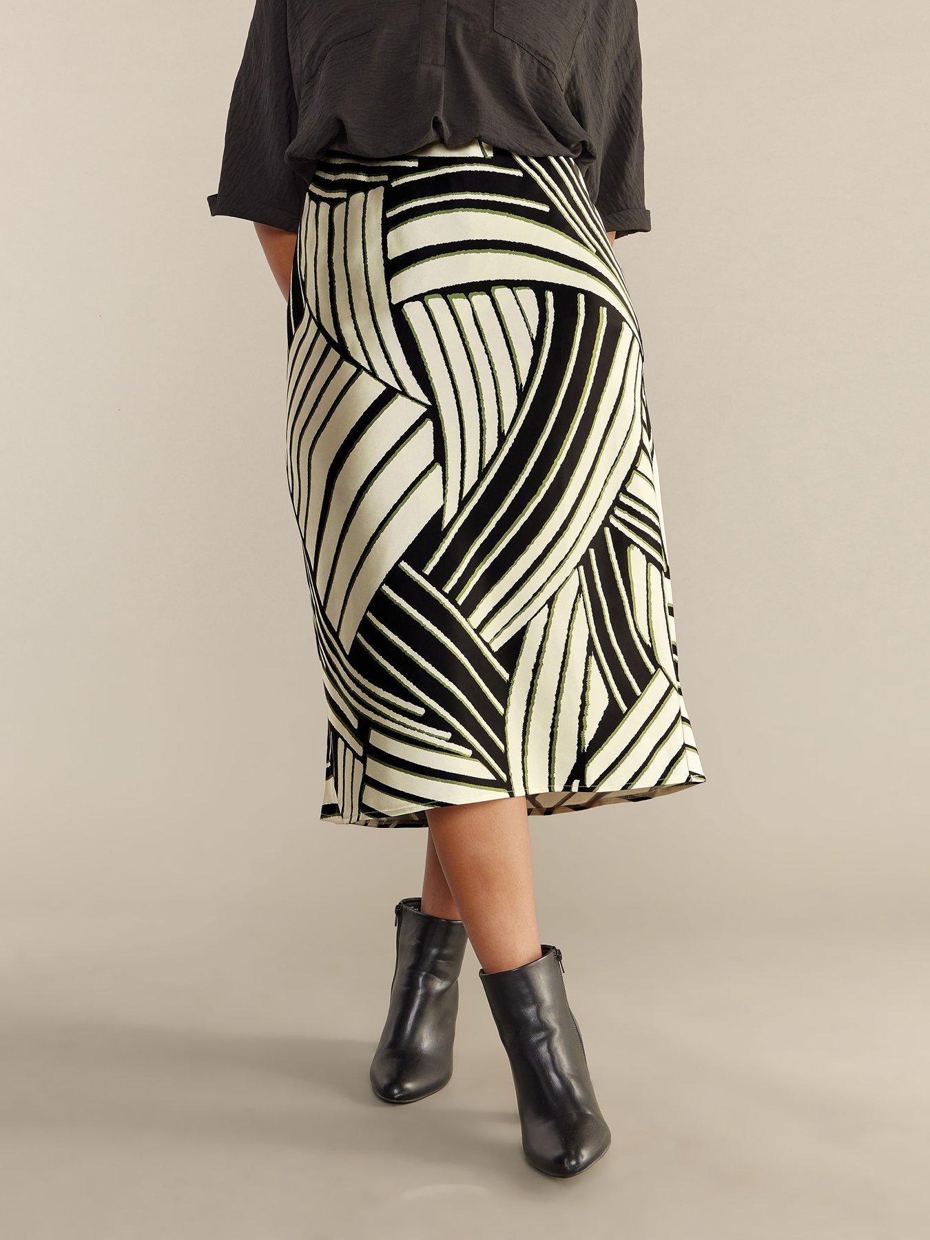 evans-satin-bias-cut-skirt-linear-print