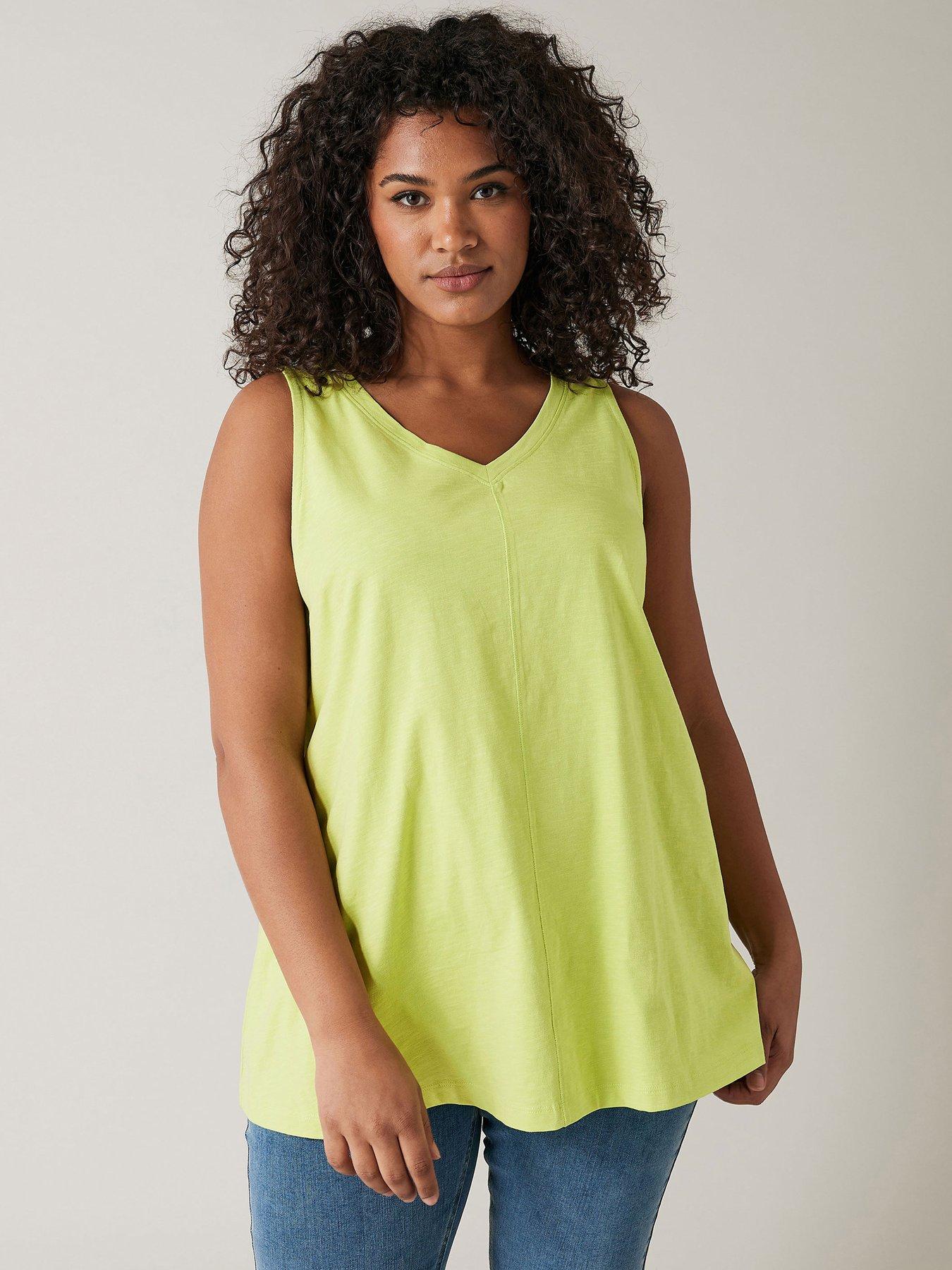 evans-slub-jersey-vest-chartreuse