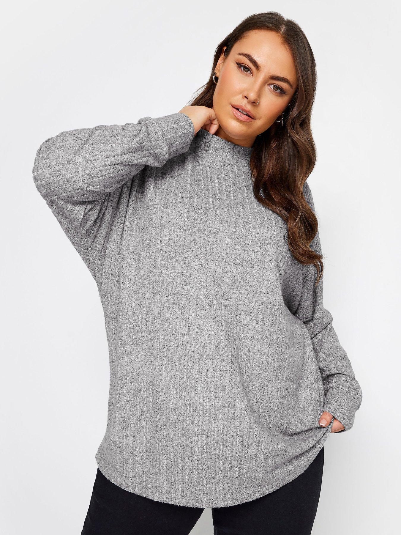 yours-soft-touch-rib-jumper--nbspgrey