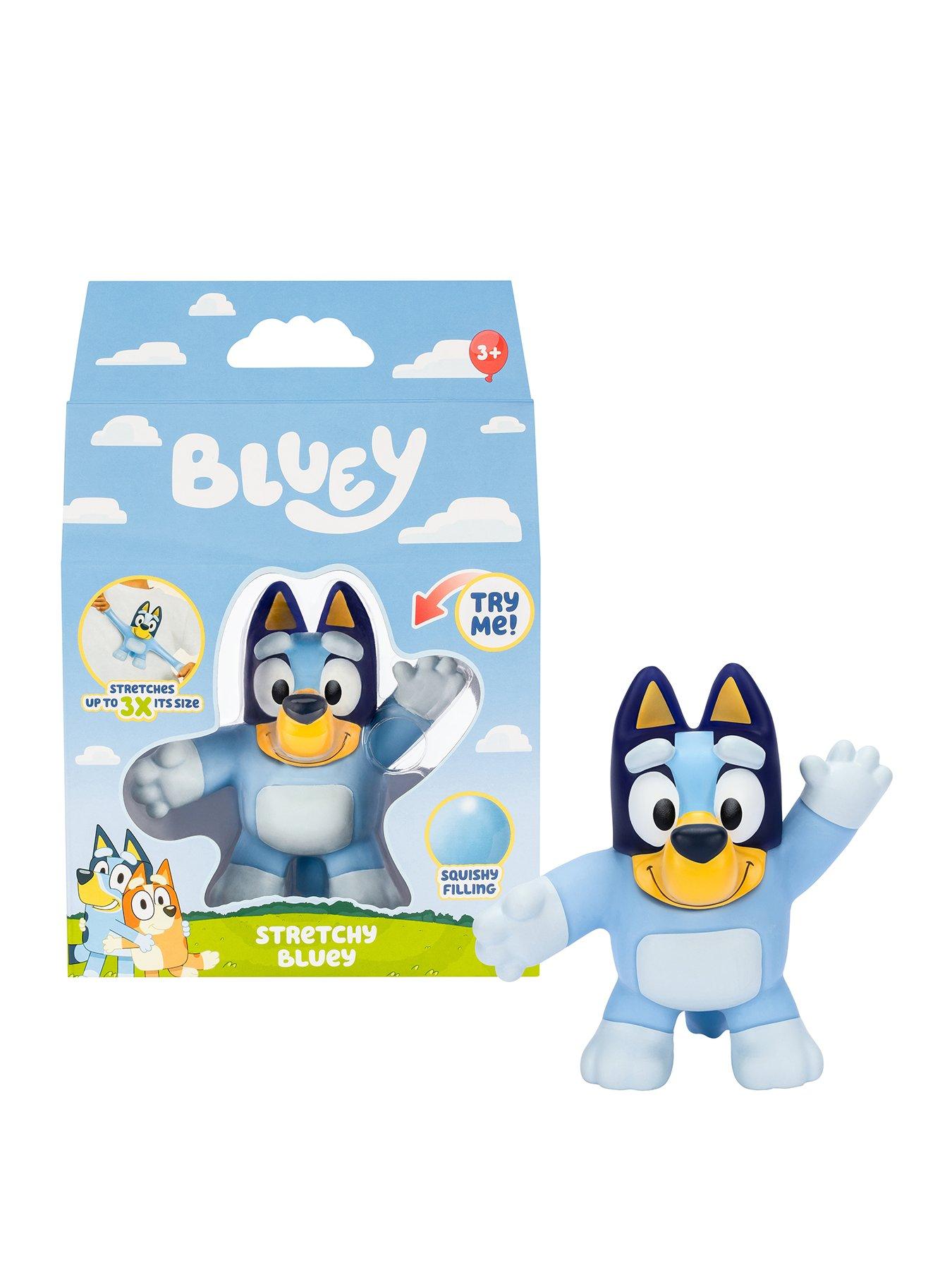Image 1 of 7 of Bluey Stretchy Bluey, Super Stretchy, Stretch Up To 3X its Size