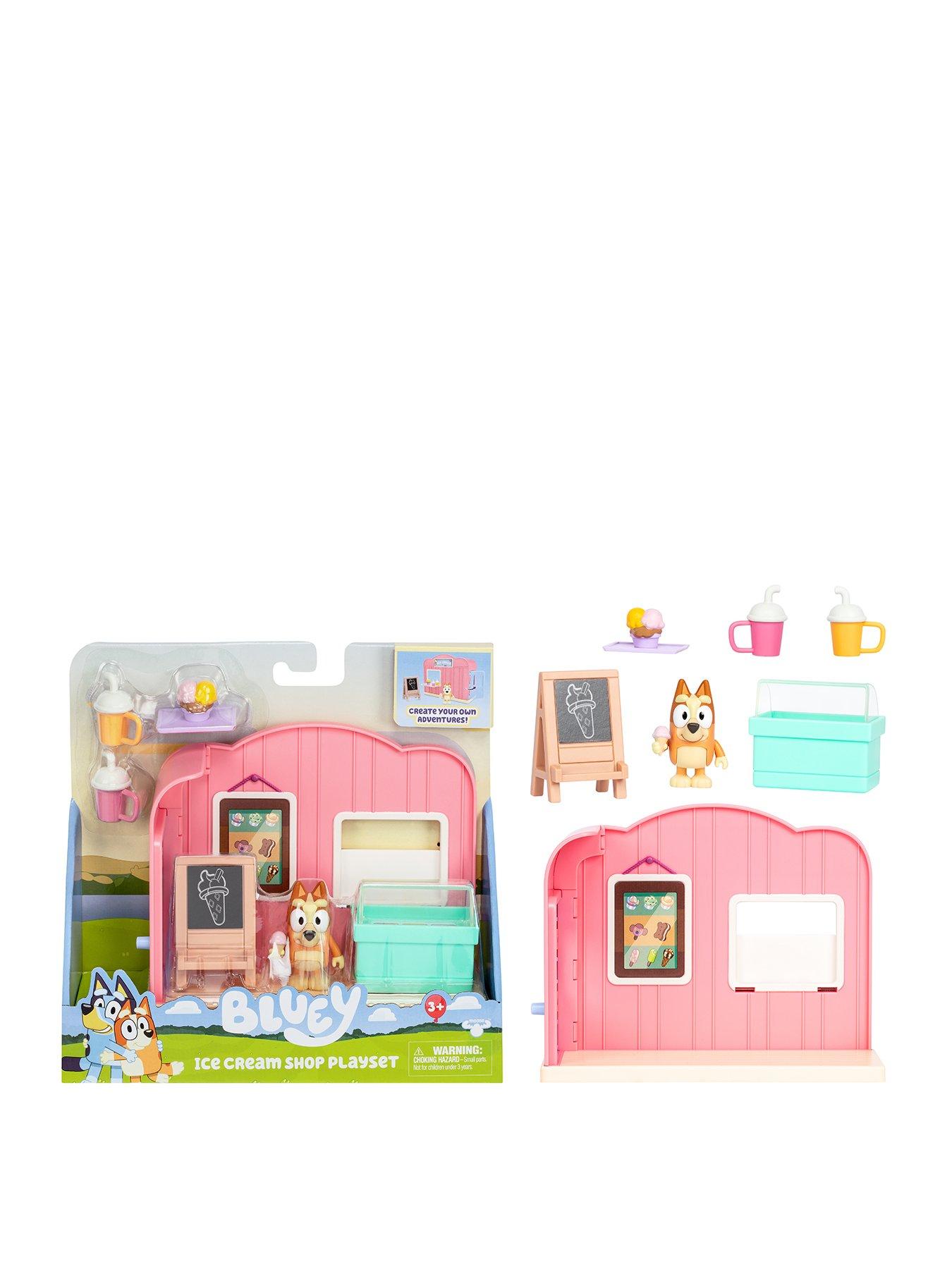 Image 1 of 6 of Bluey Bluey Ice Cream Shop Playset, Create Your Own Adventures