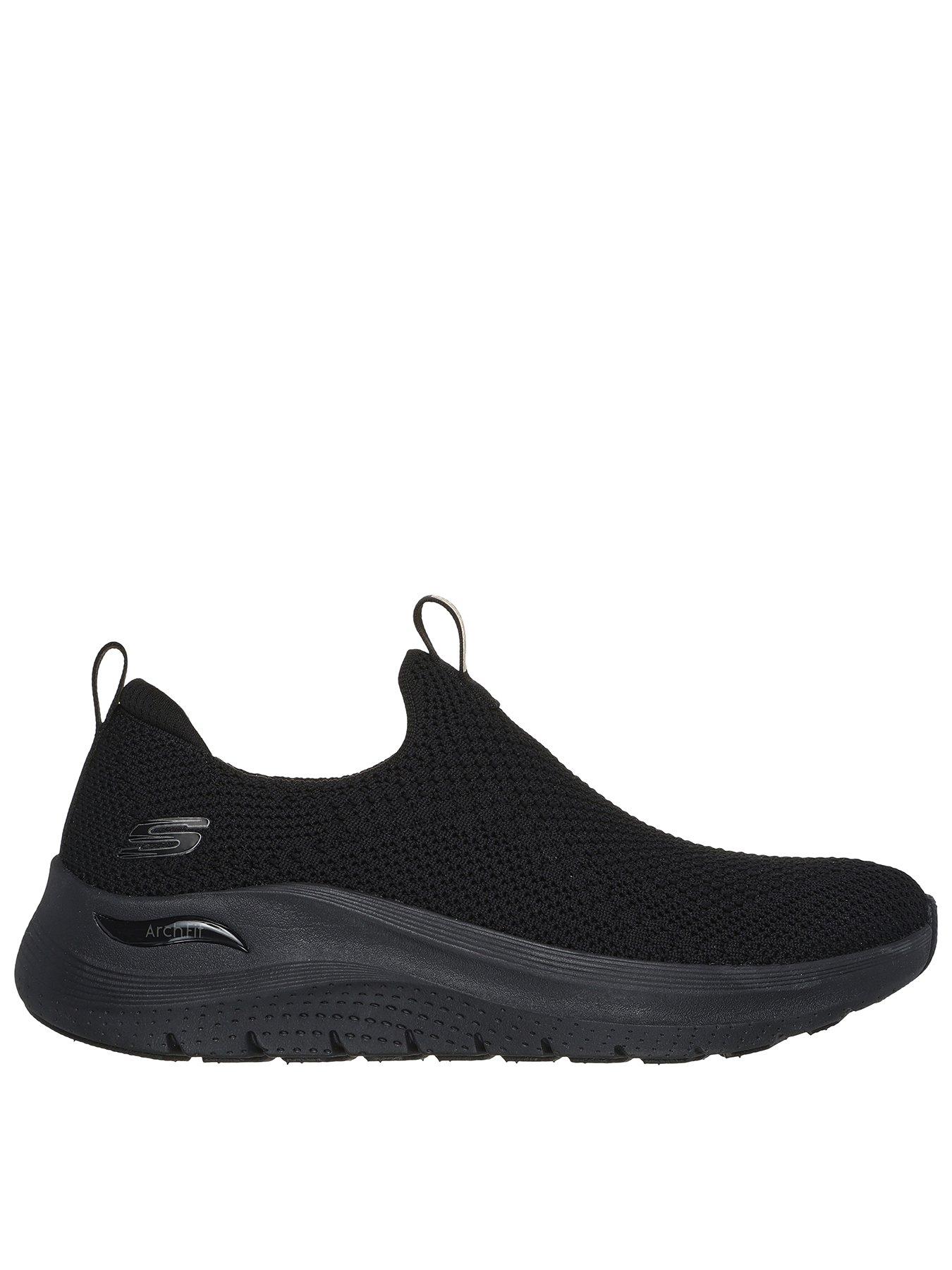 skechers-arch-fit-20-ombre-engineered-stretch-knit-slip-on-trainers-black