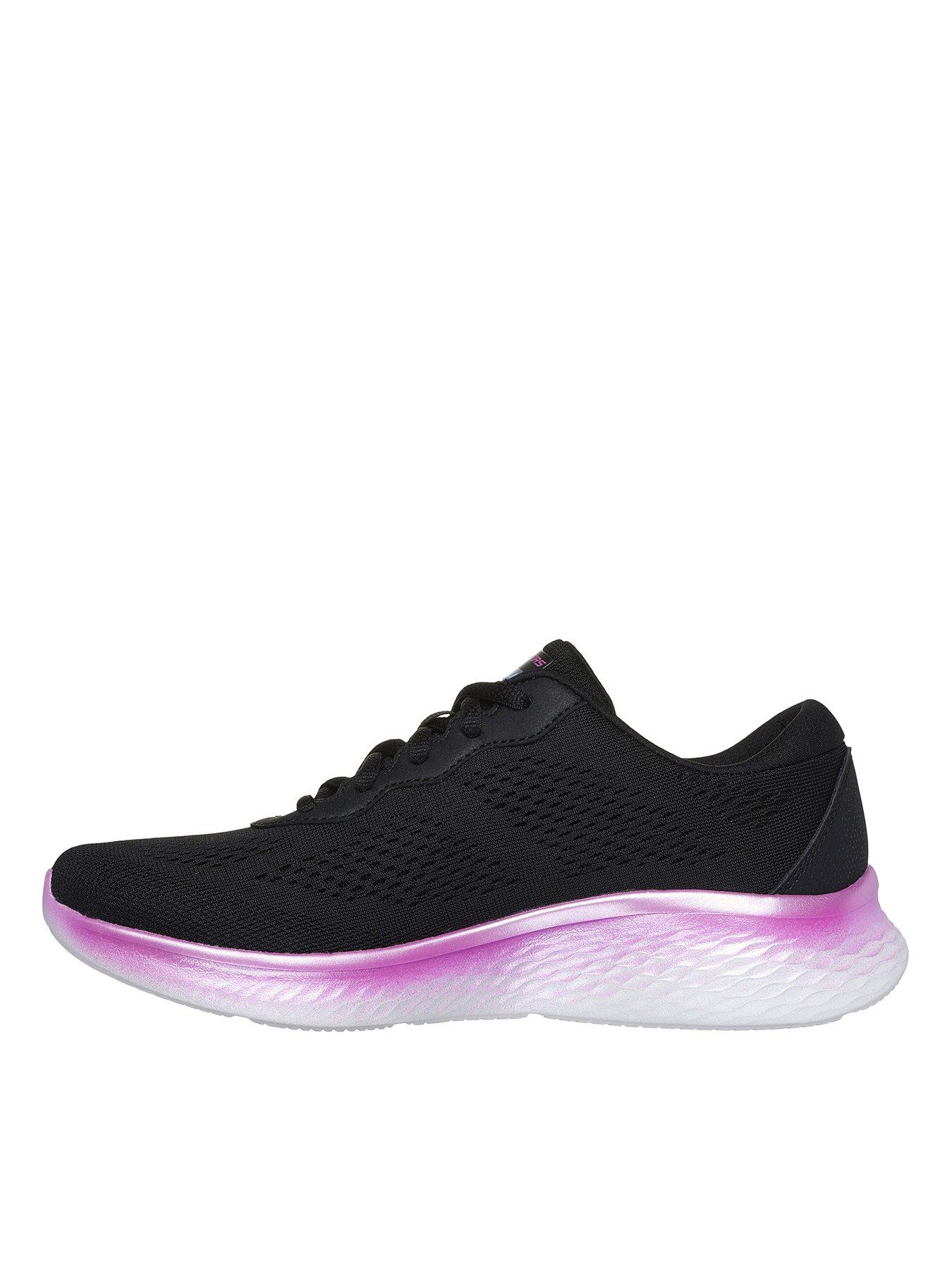 skechers-skech-lite-pro-stunning-steps-engineered-mesh-lace-up-trainers-blackstillFront