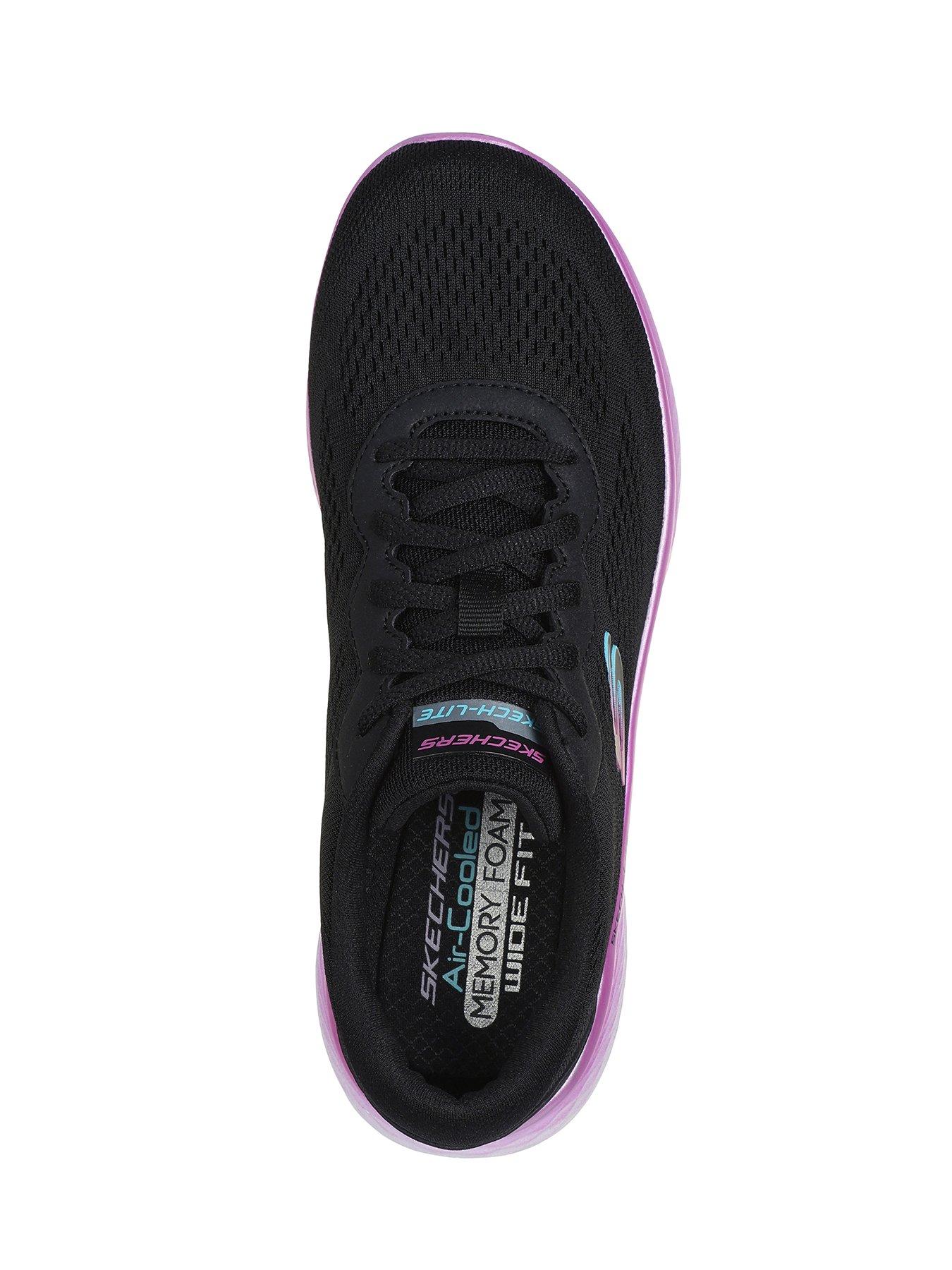 skechers-skech-lite-pro-stunning-steps-engineered-mesh-lace-up-trainers-blackoutfit