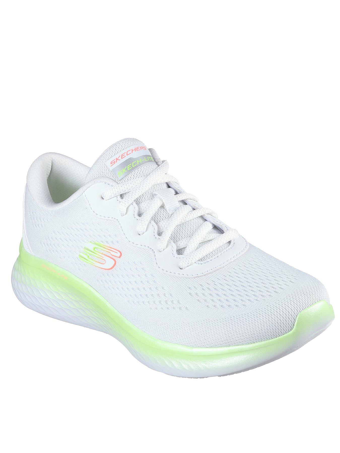 skechers-skech-lite-pro-stunning-steps-engineered-mesh-lace-up-trainers-whitestillFront